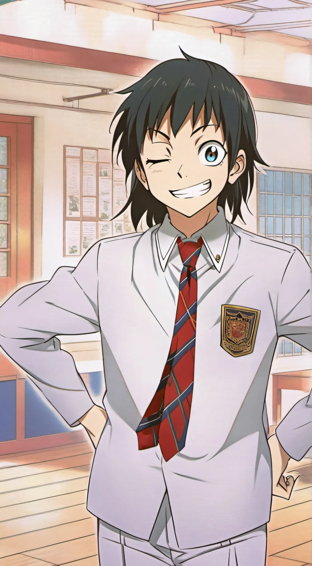 ai character: Hanta Sero  background