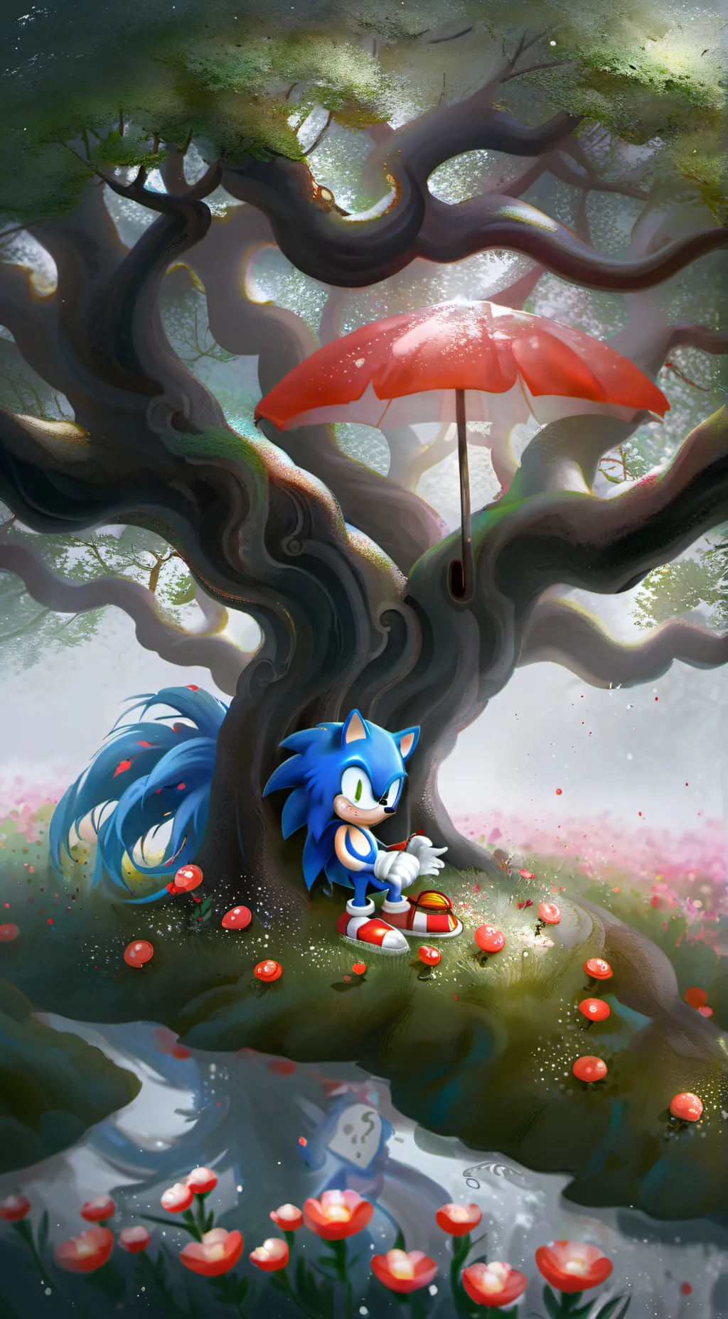 ai character: Sonic The Hedgehog background