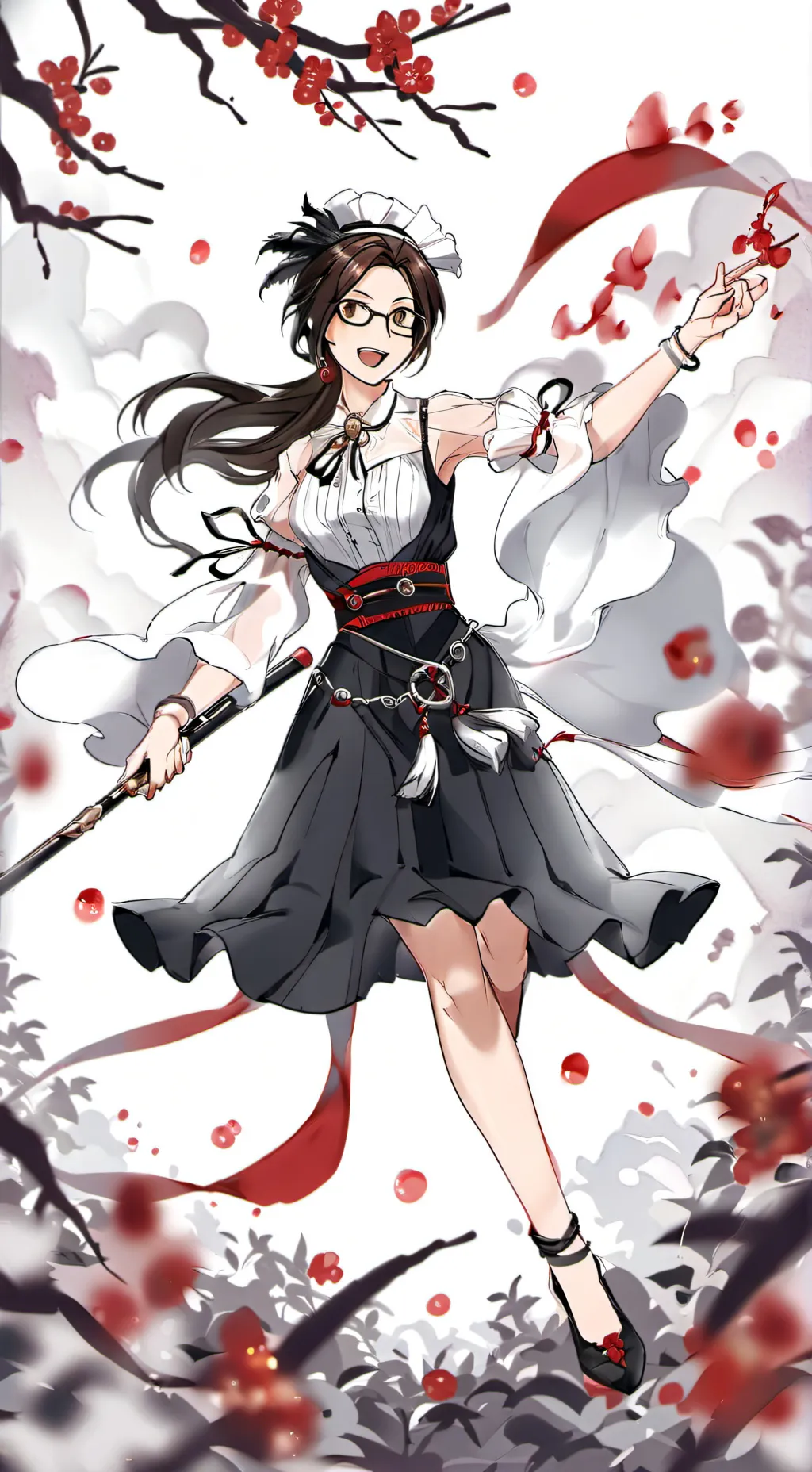 ai character: Angie  background