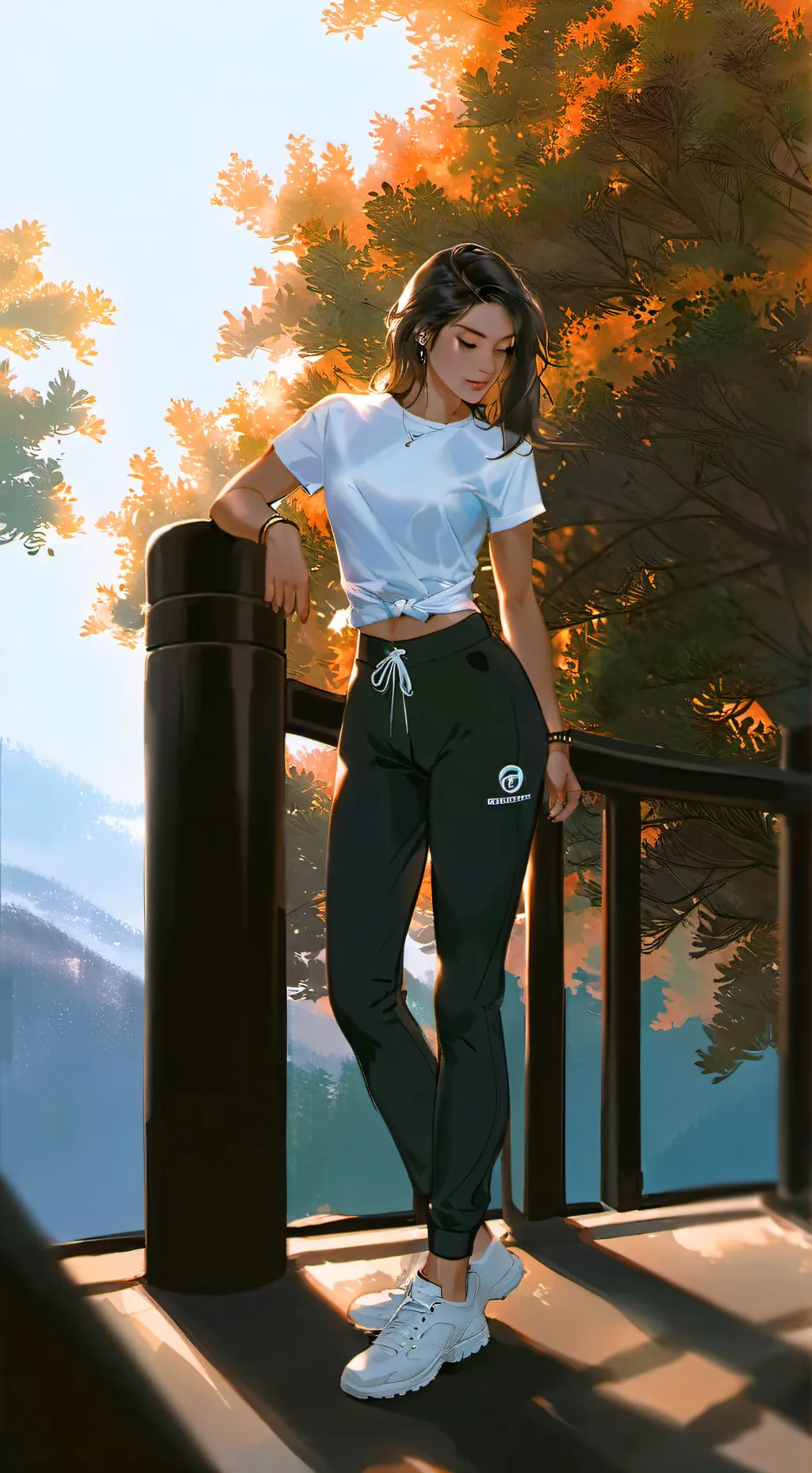 ai character: Elly background