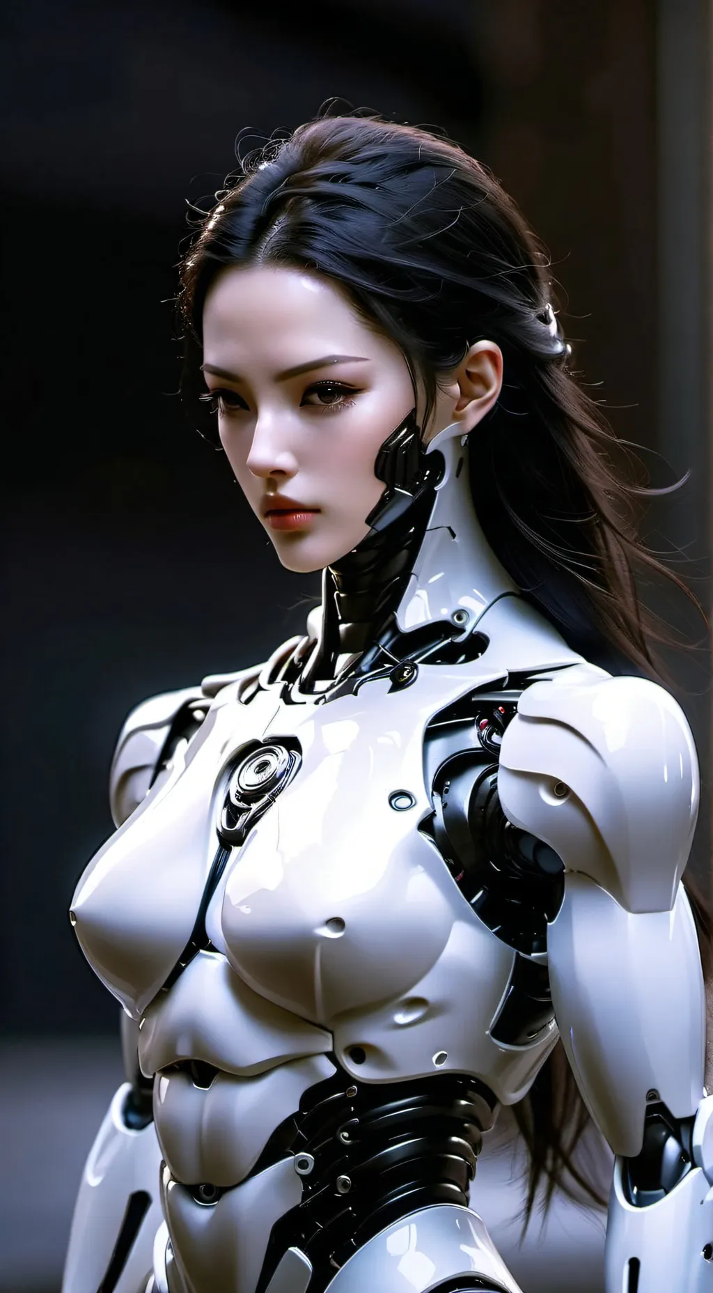 ai character: Model A6 background