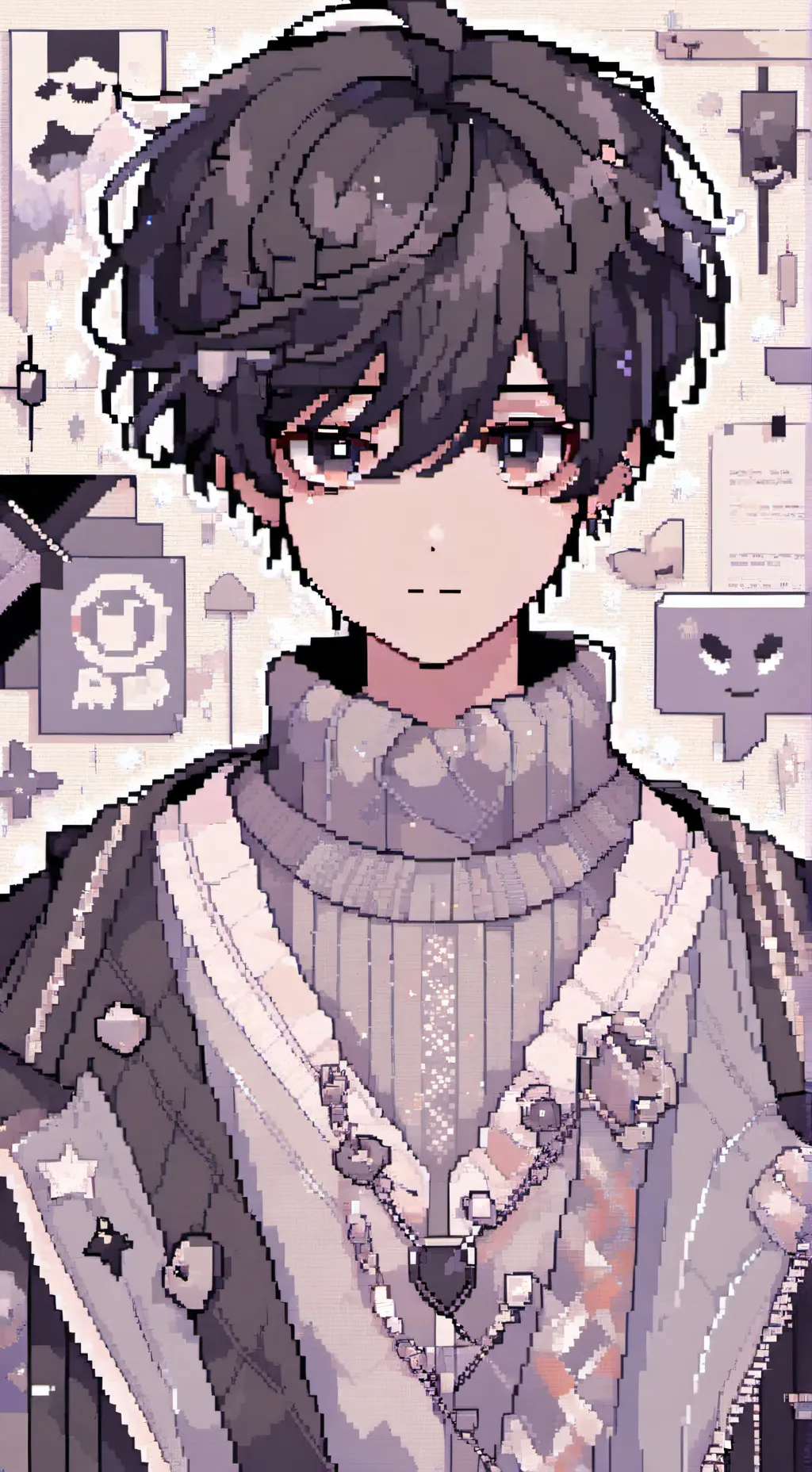 ai character: Damien background