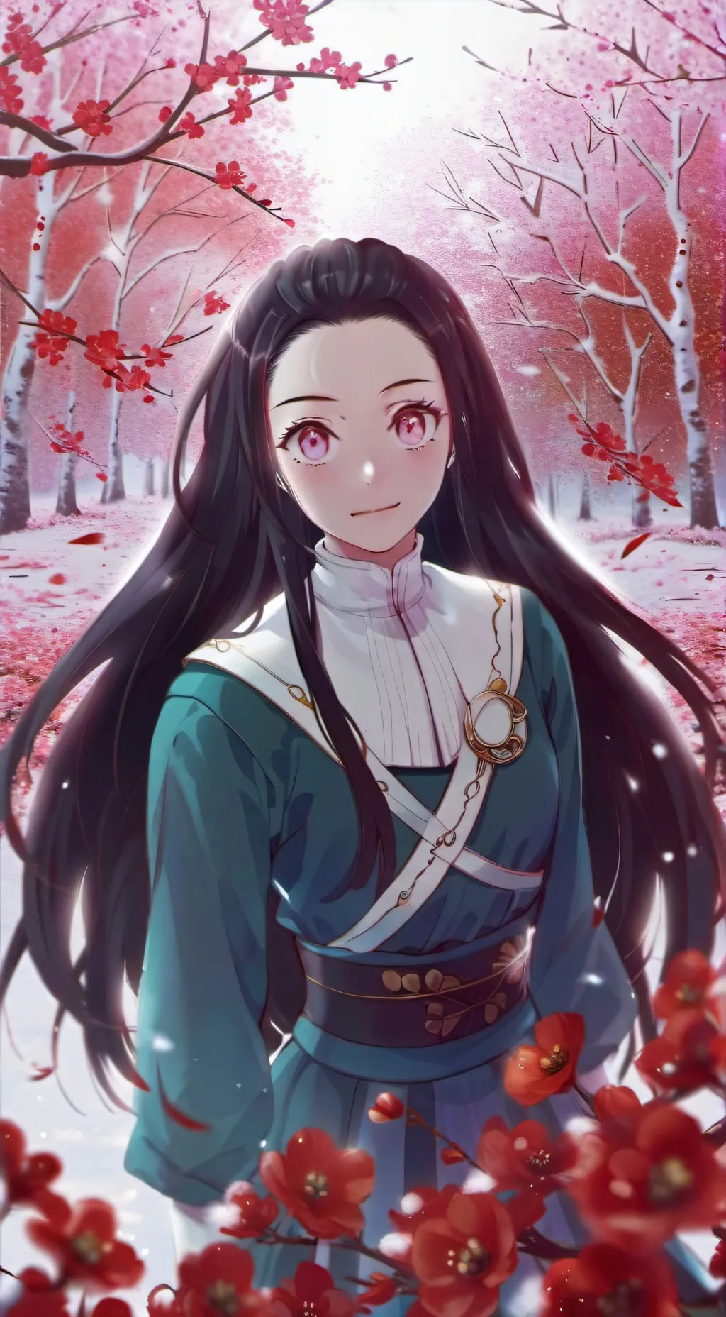 ai character: Nesuko  background