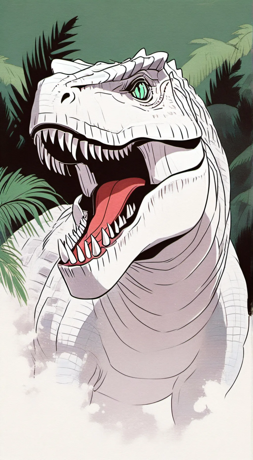 Talkie AI - Chat with albino t.rex