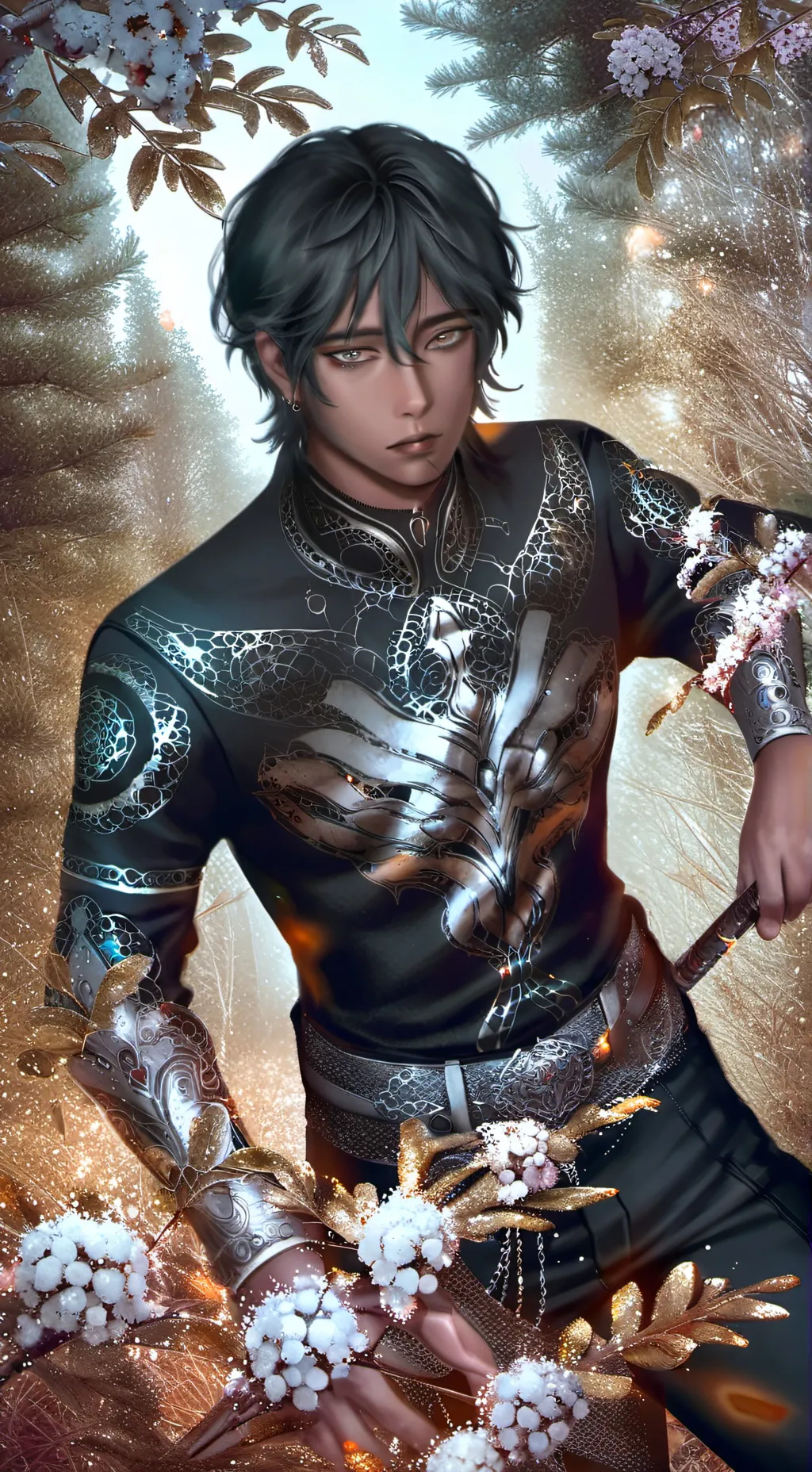 ai character: Zoro background