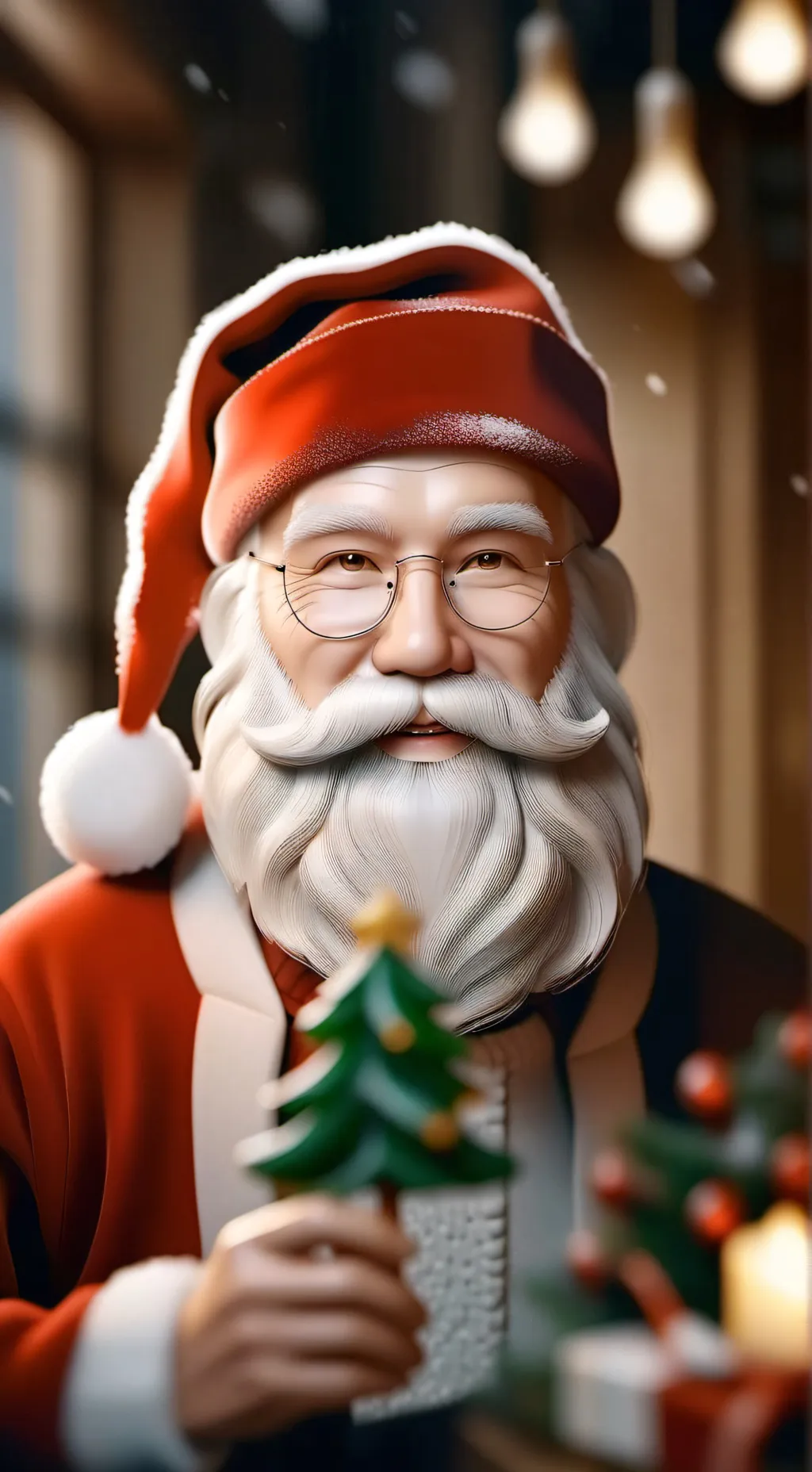 ai character: SANTA 2 background