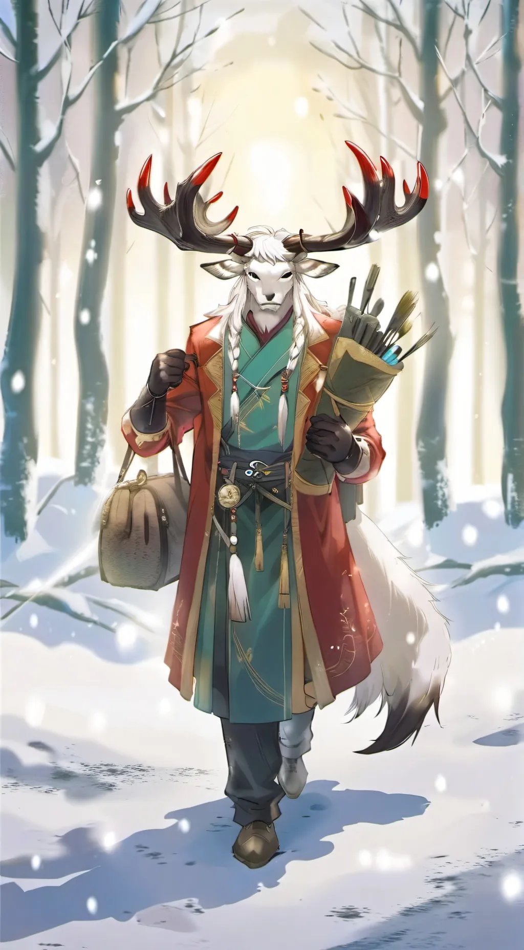 ai character: Krampus background