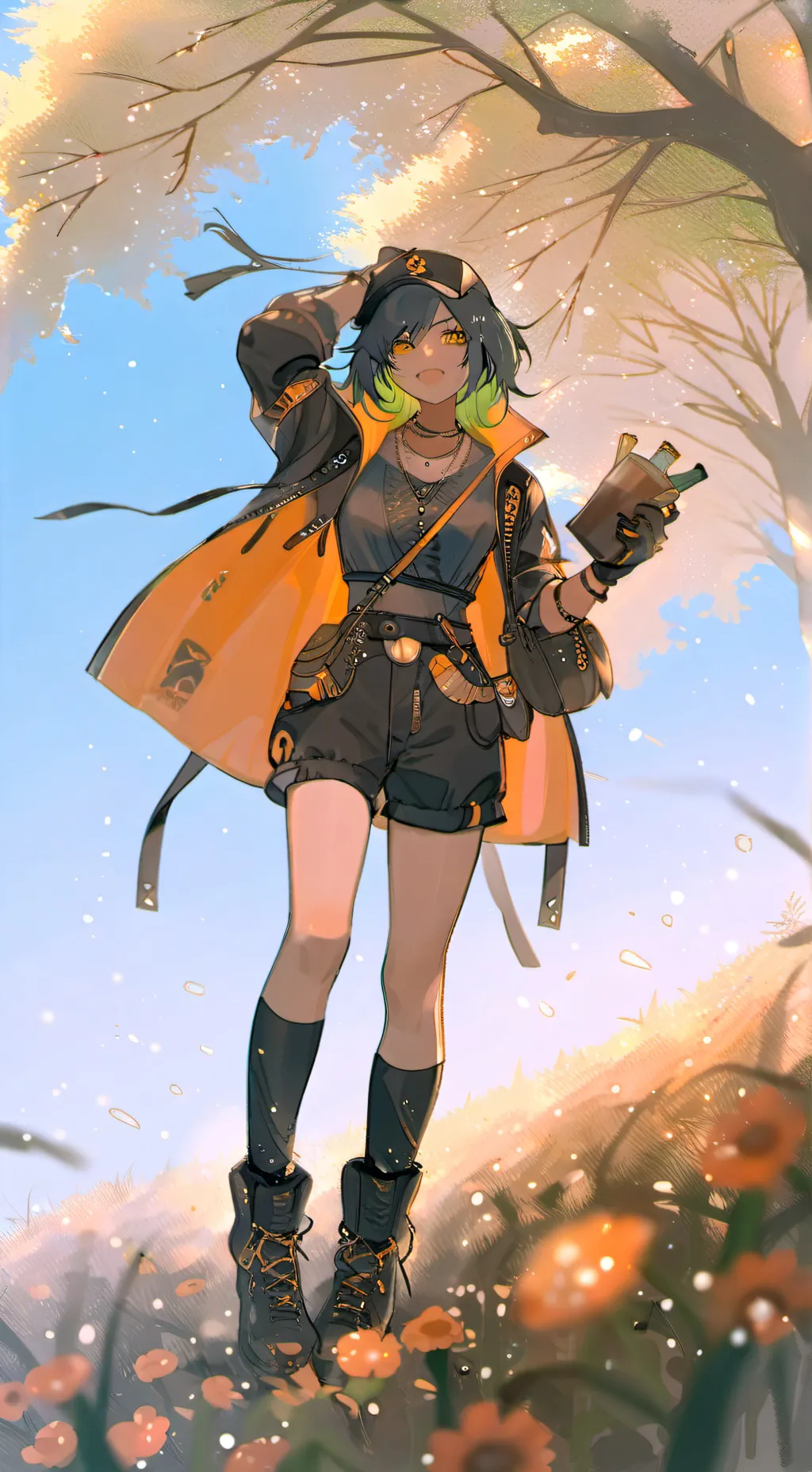 ai character: Lilly background