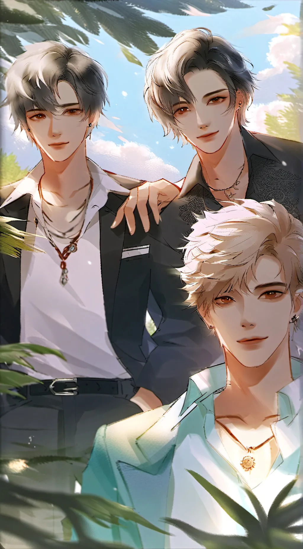 ai character: group of bad boys background