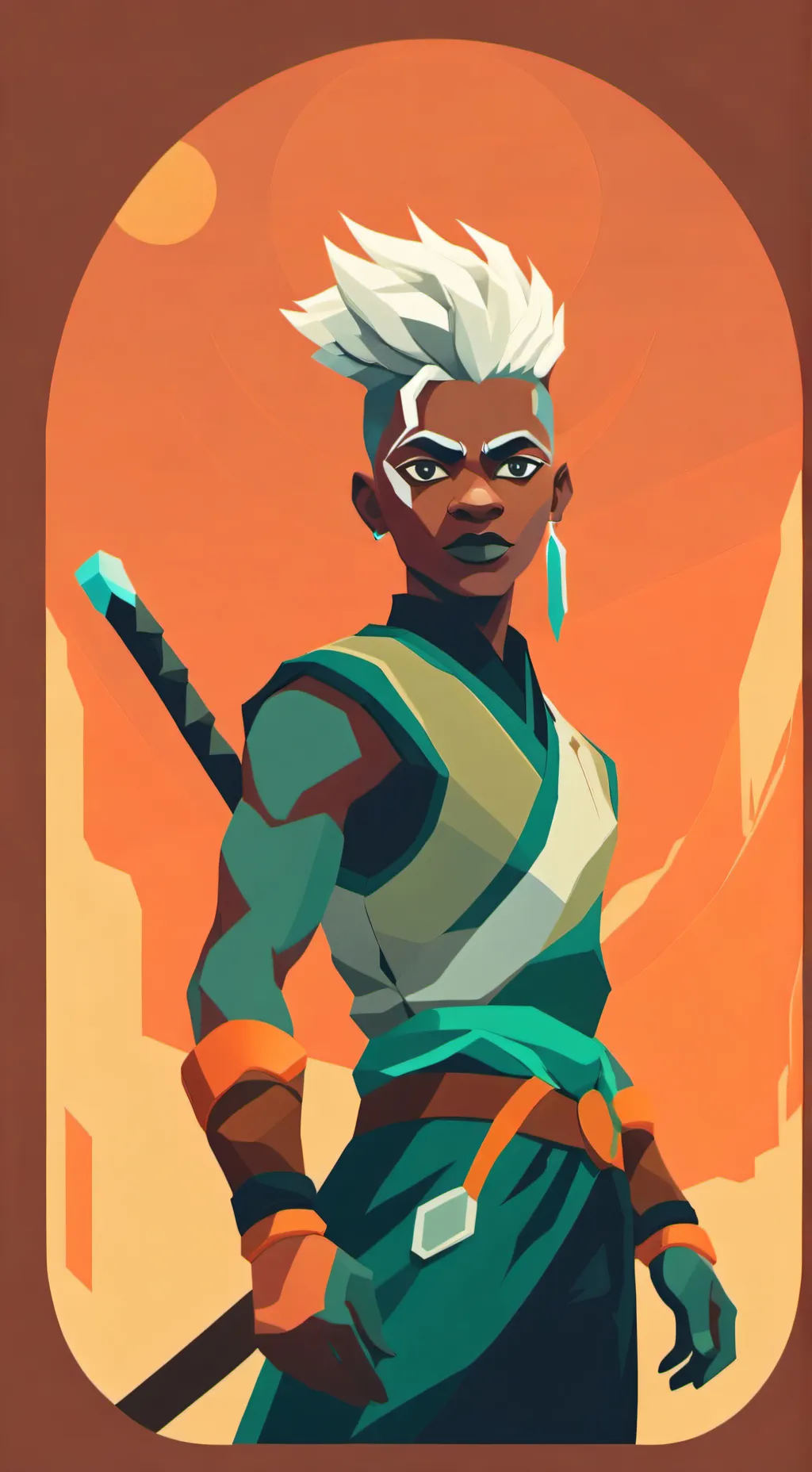 ai character: ekko background
