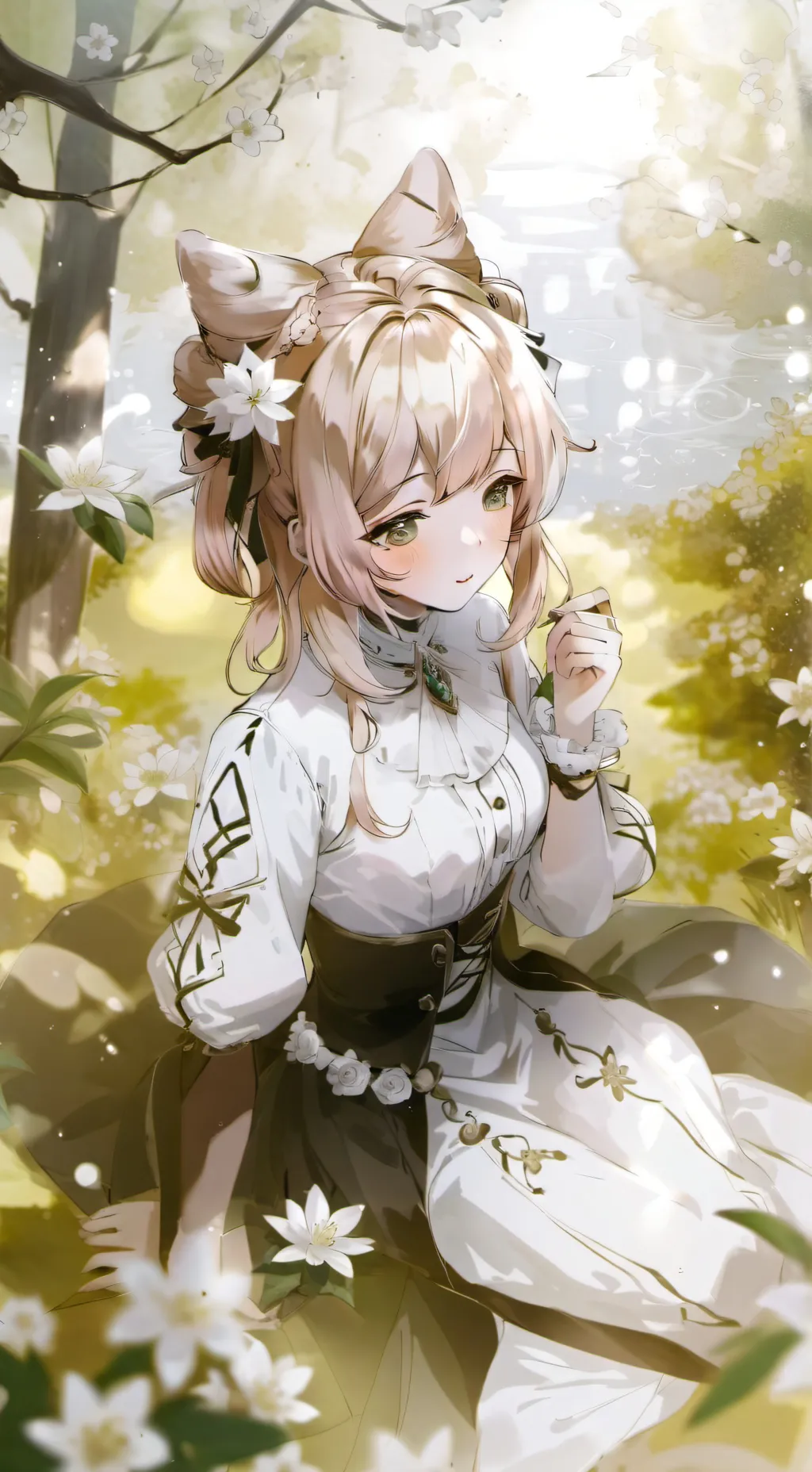 ai character: flair background