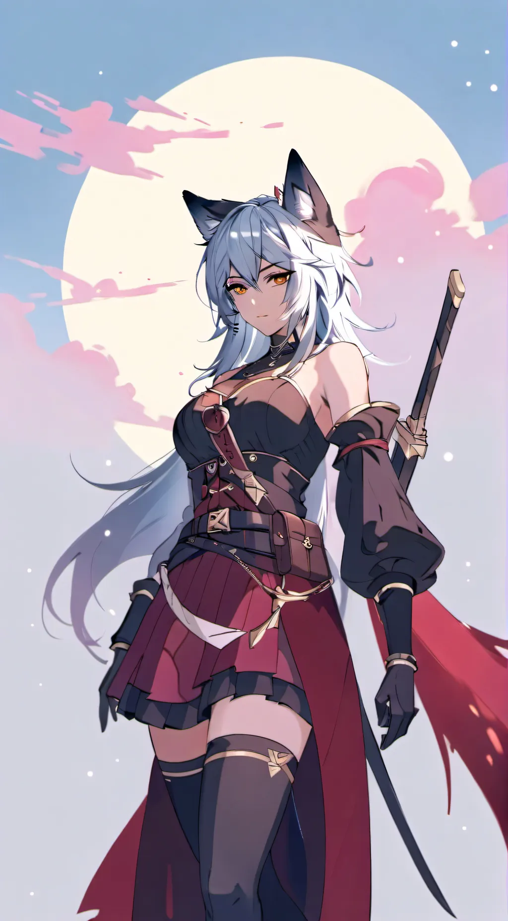 ai character: Luna background