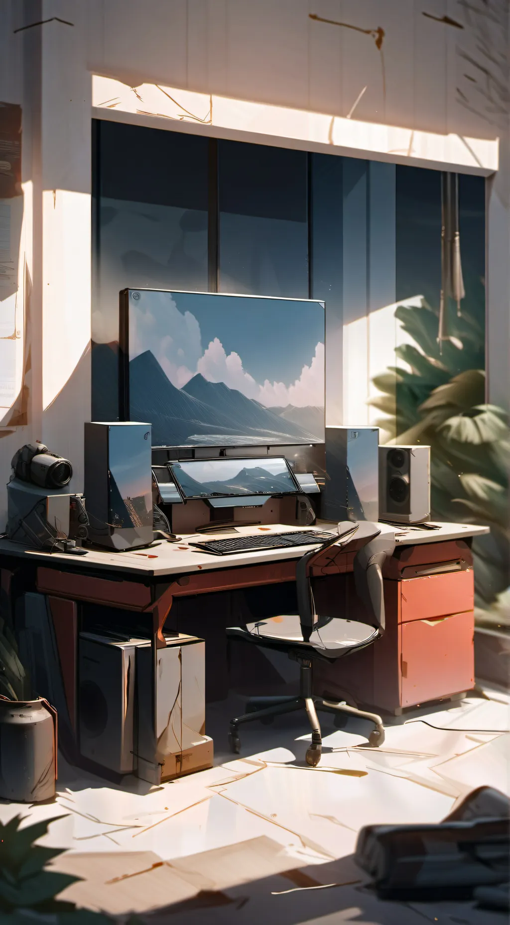 ai character: MiSide background
