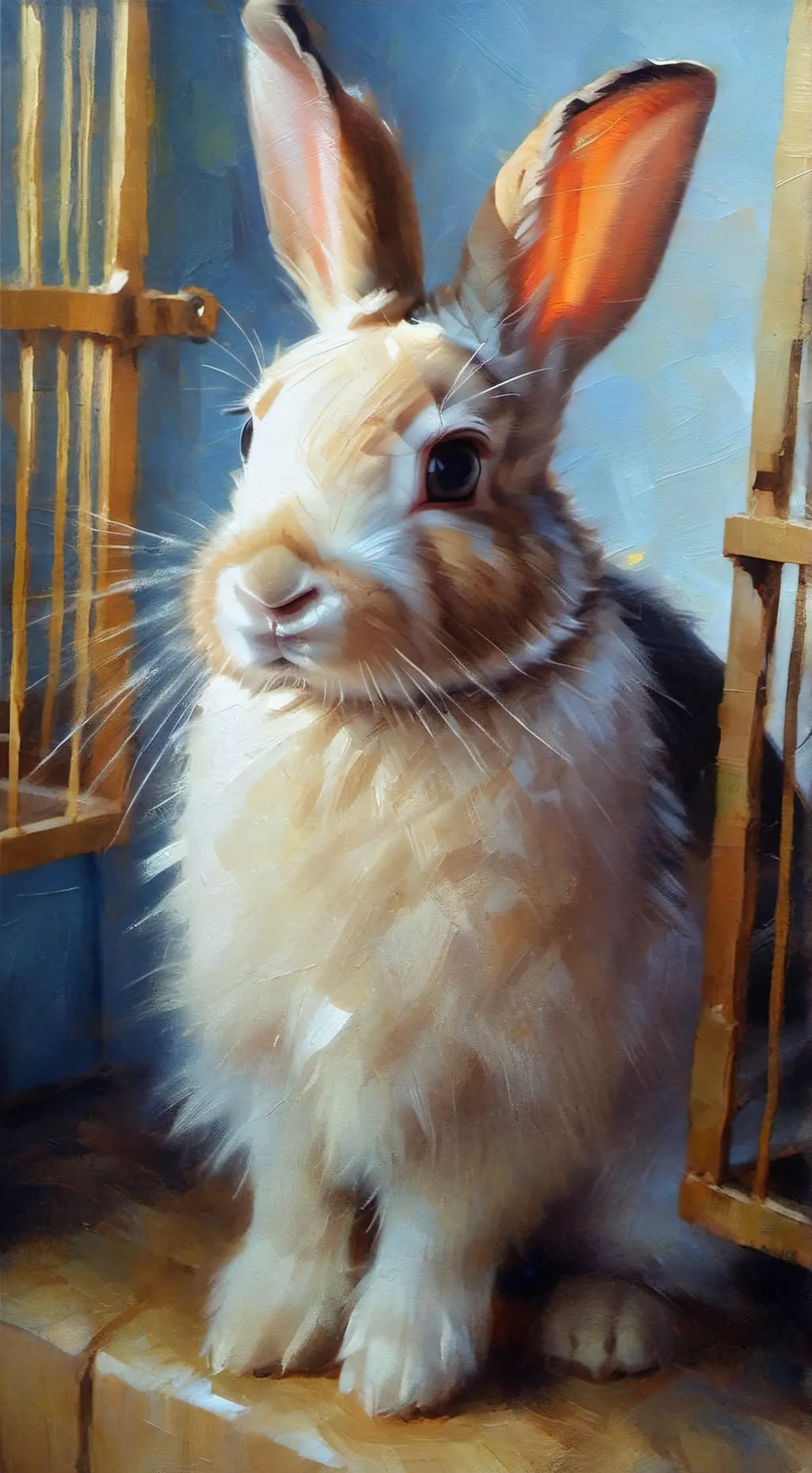 ai character: bunny background