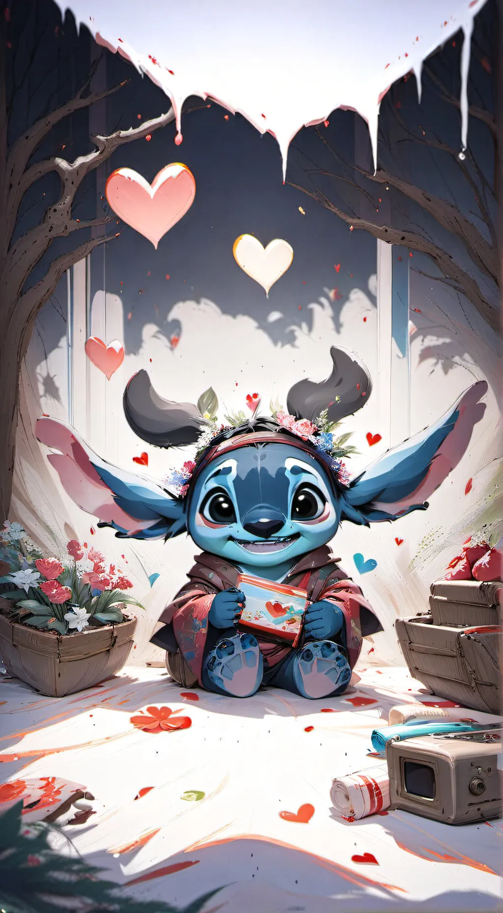 ai character: diaper AD background