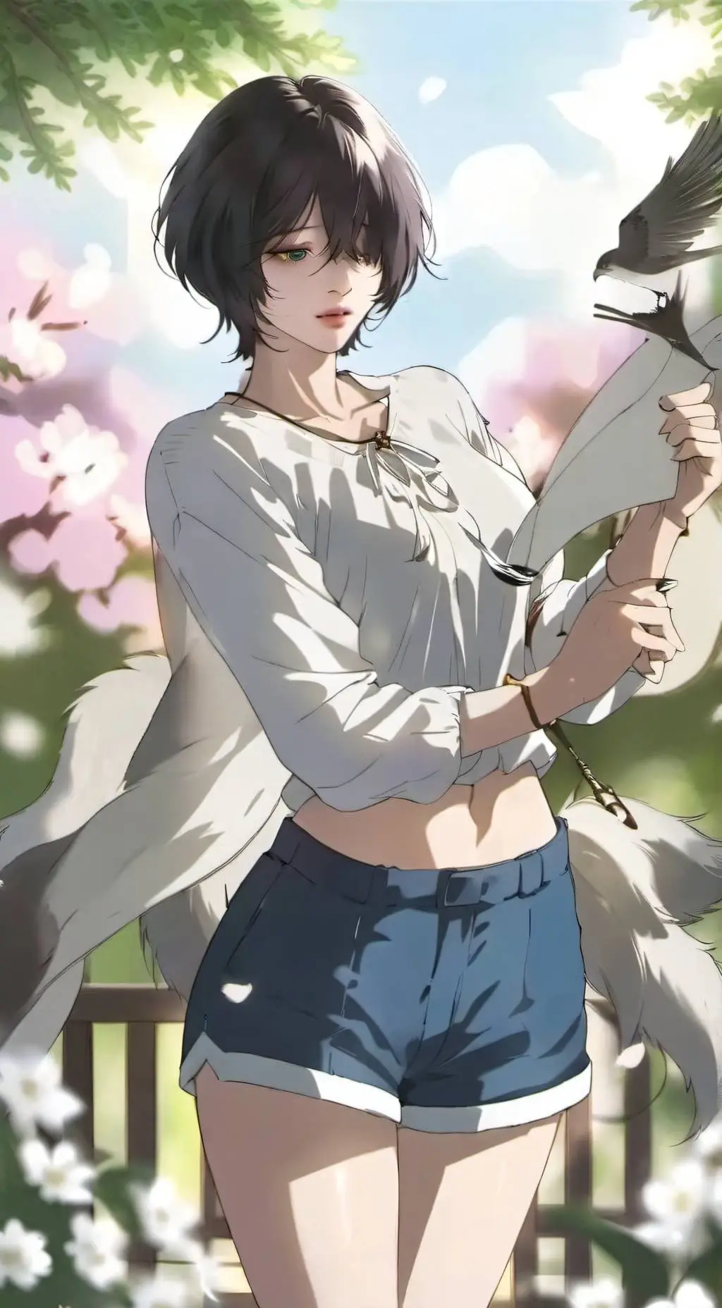 ai character: Tenko Haruka background