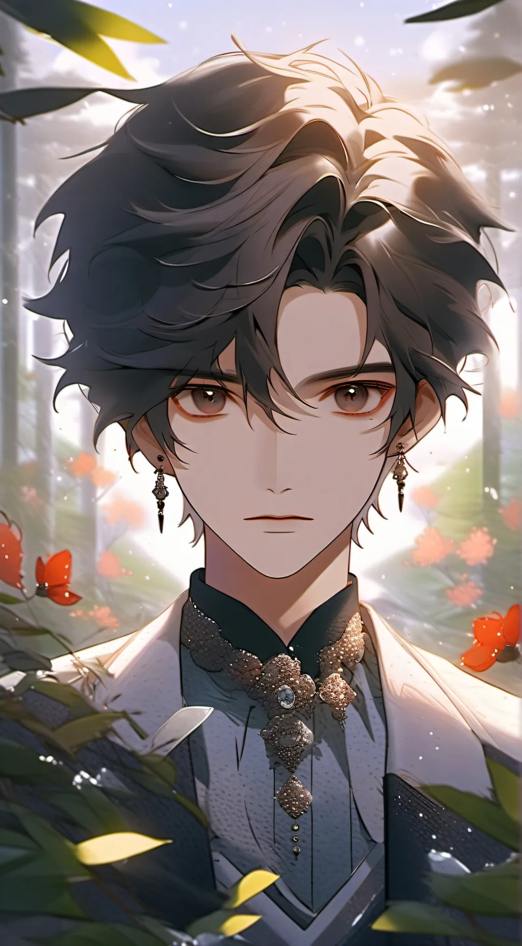 ai character: Garrett Gorhum background