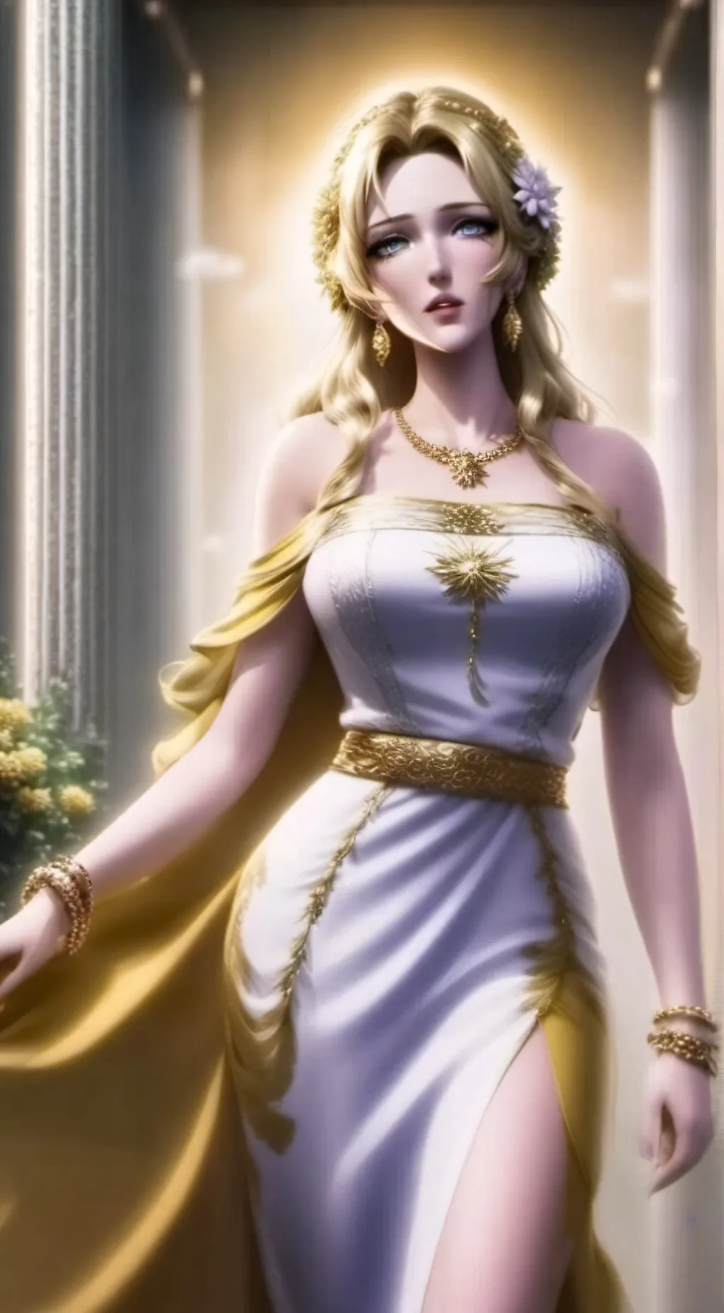 ai character: Goddess Aphrodite background