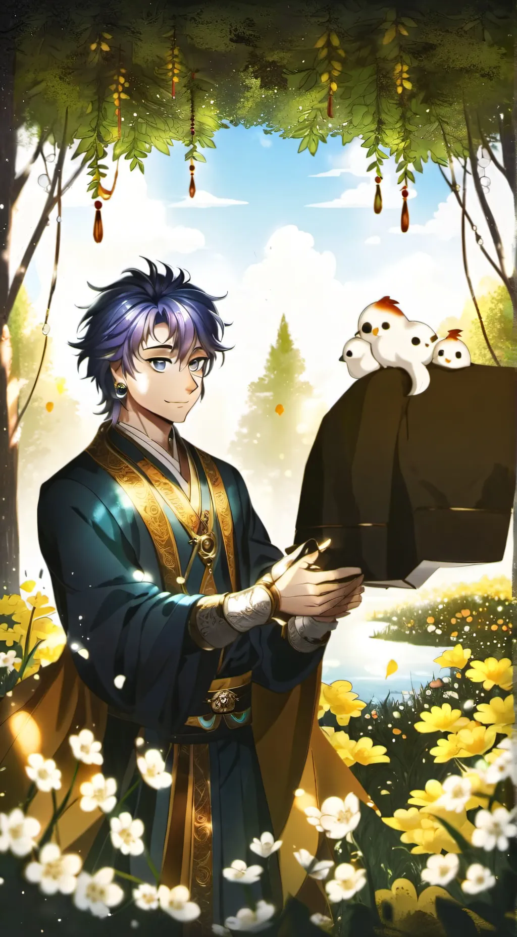 ai character: Mochi background