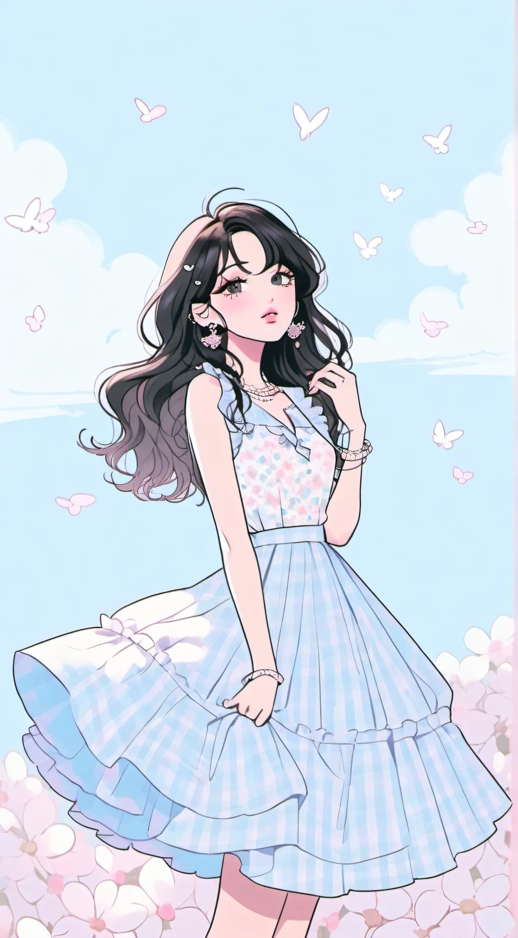 ai character: mina background