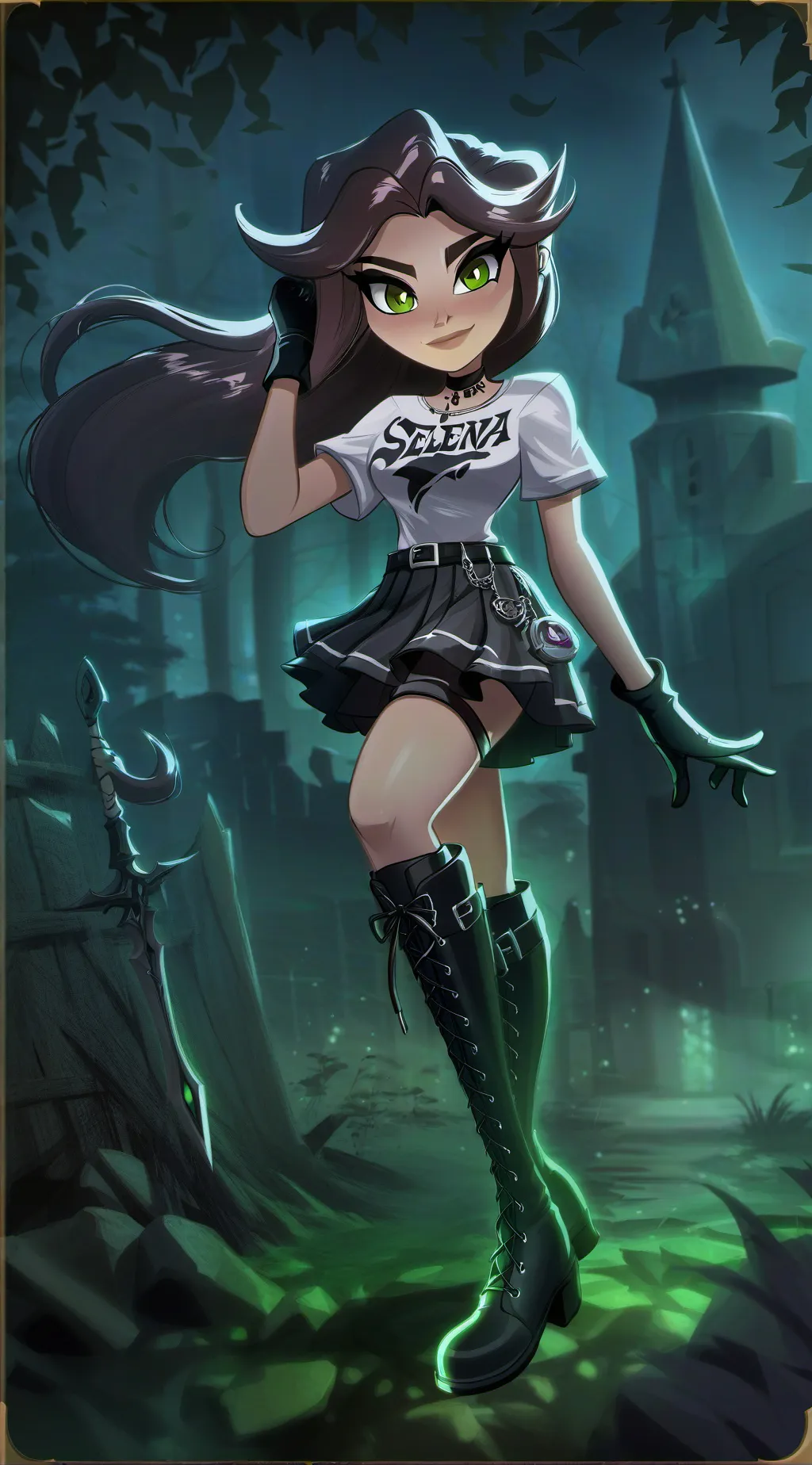 ai character: Victoria  background