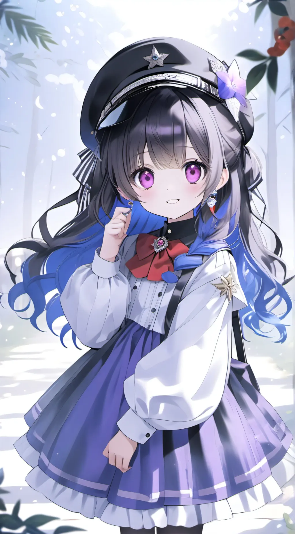 ai character: Heaven background