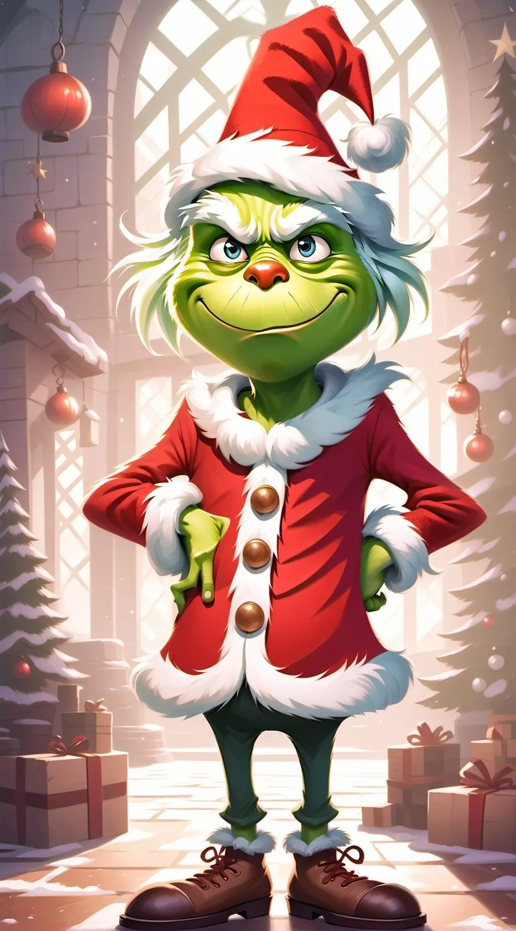 ai character: grinch background