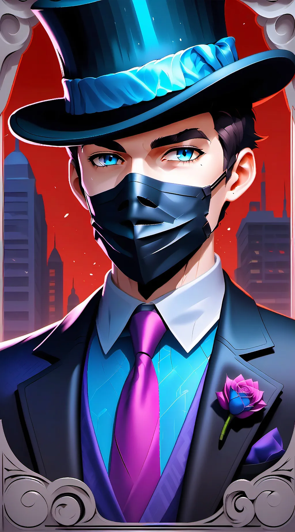 ai character: Bloxo background