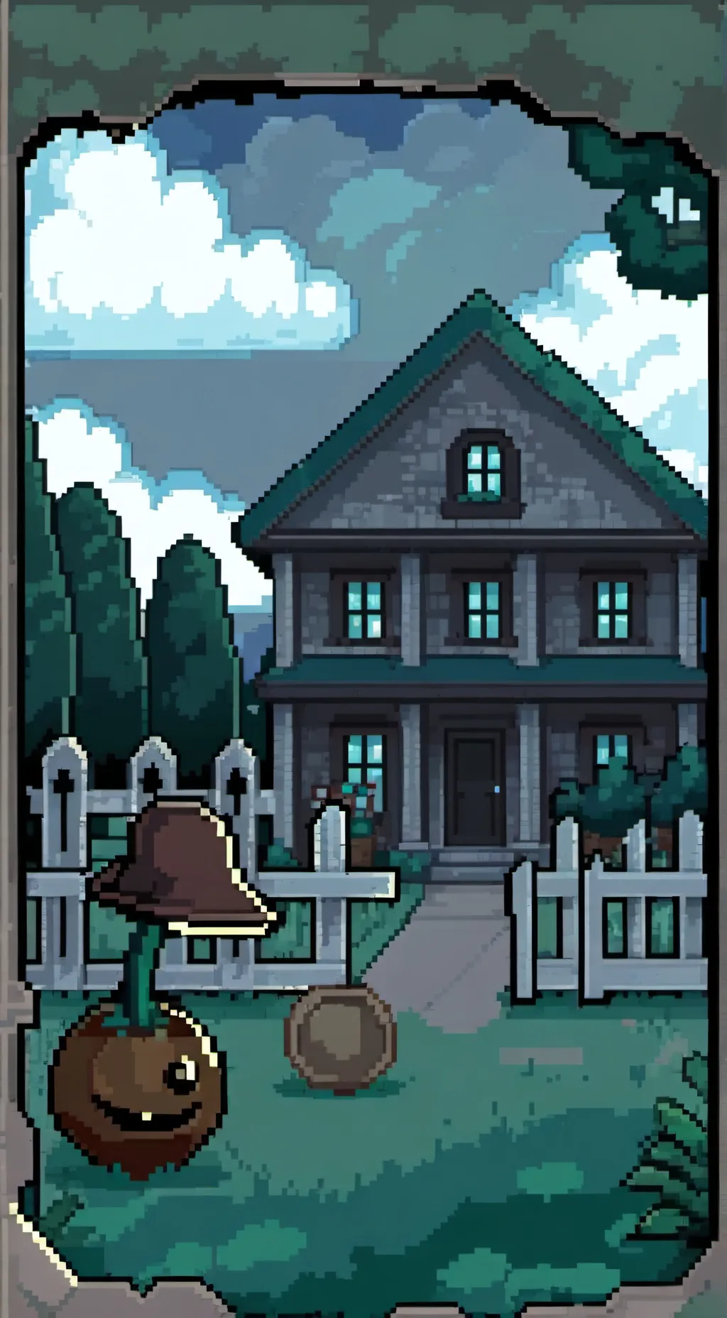 ai character: Plants vs Zombies  background