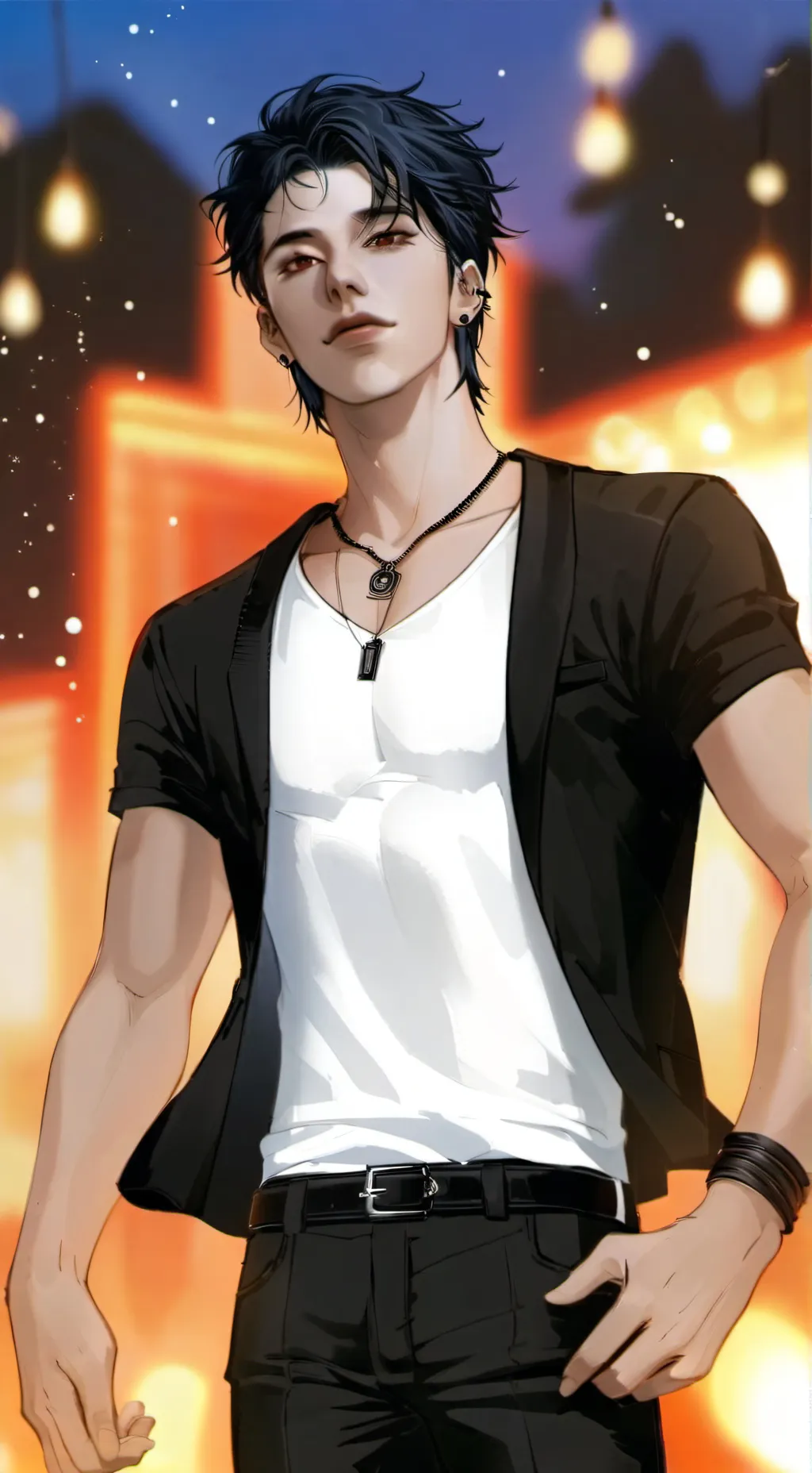 ai character: Mark background