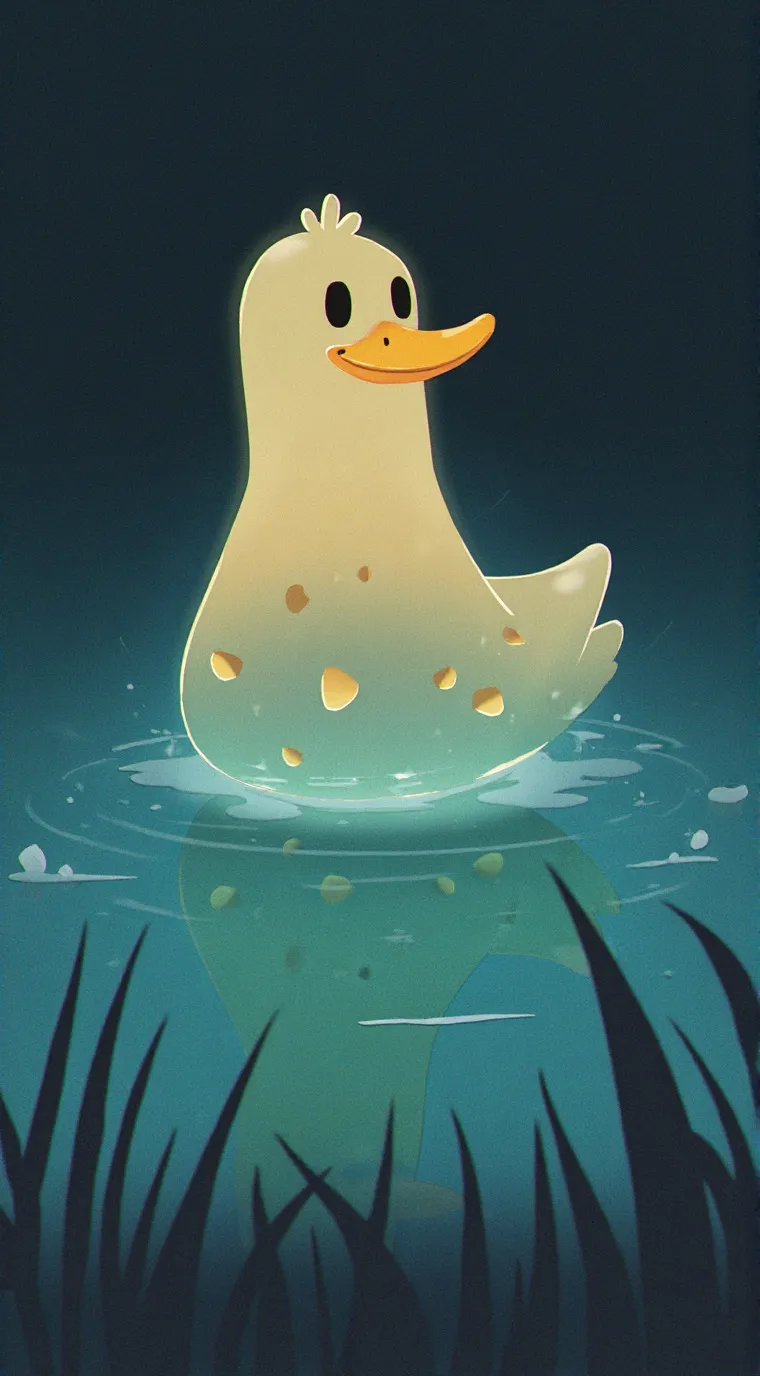 ai character: cheese duck? background
