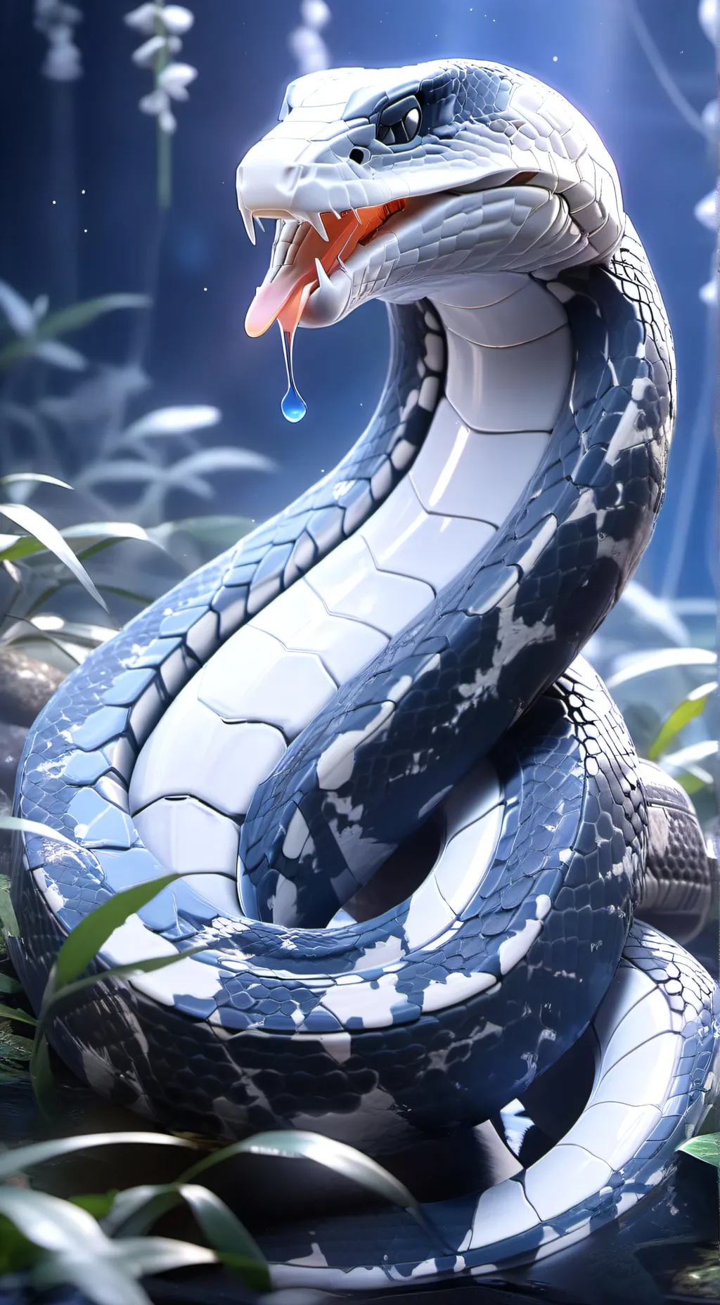 ai character: Preg snake curse background