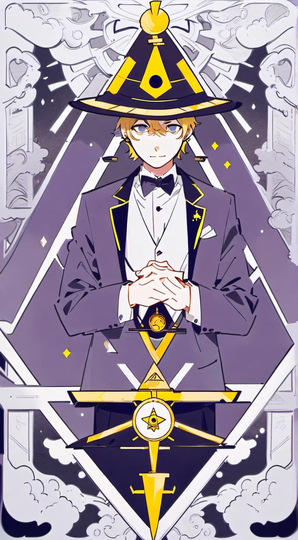 ai character: human bill mha background