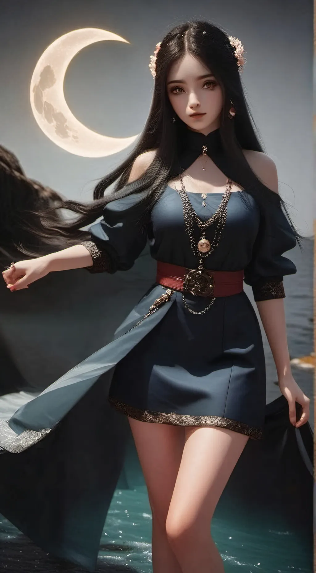 ai character: Katerine  background