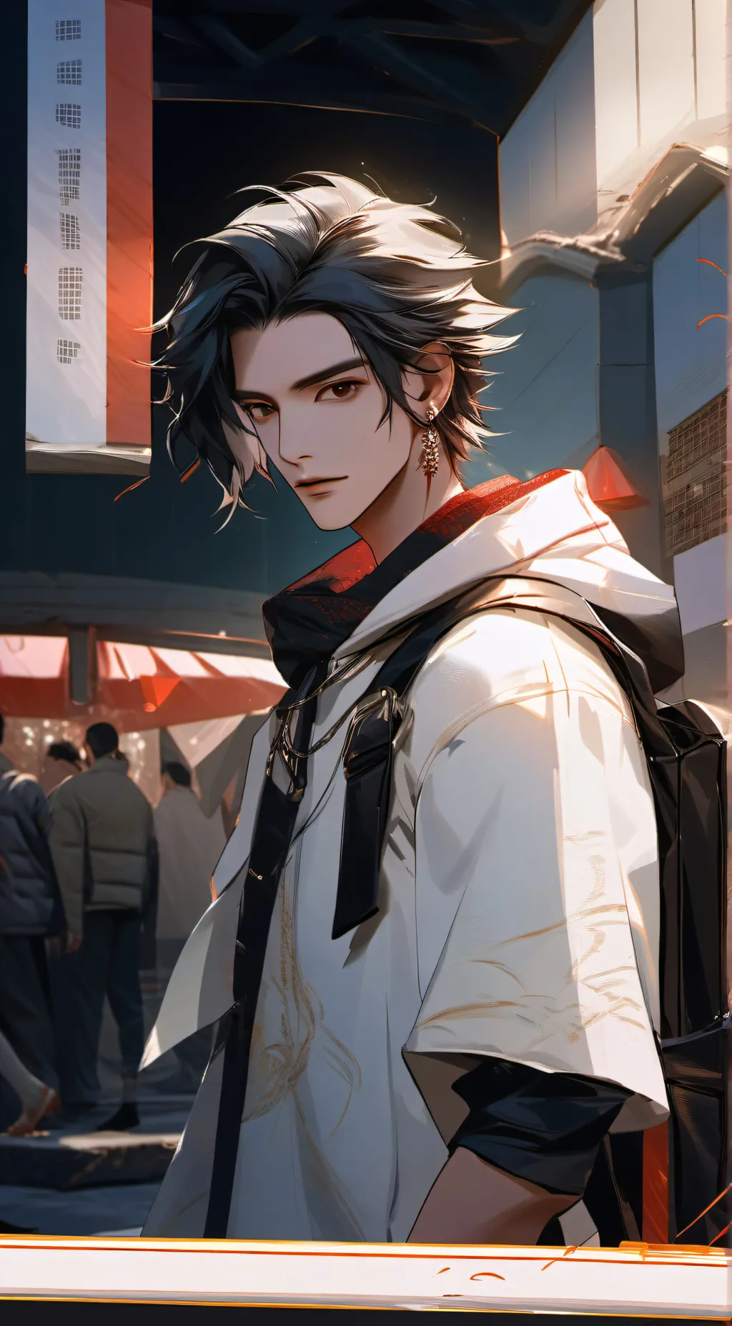 ai character: Lucas  background