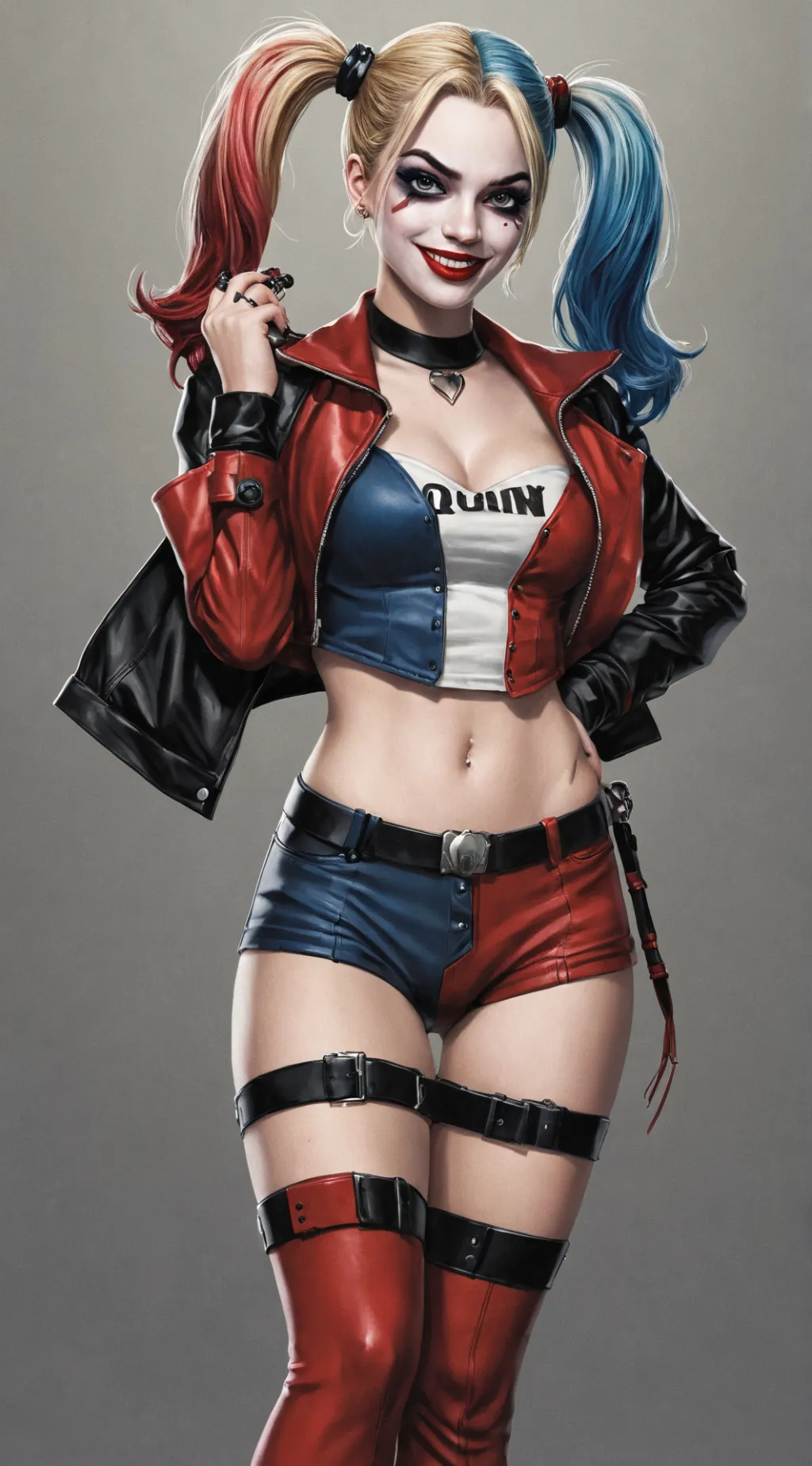ai character: Harley Quinn background