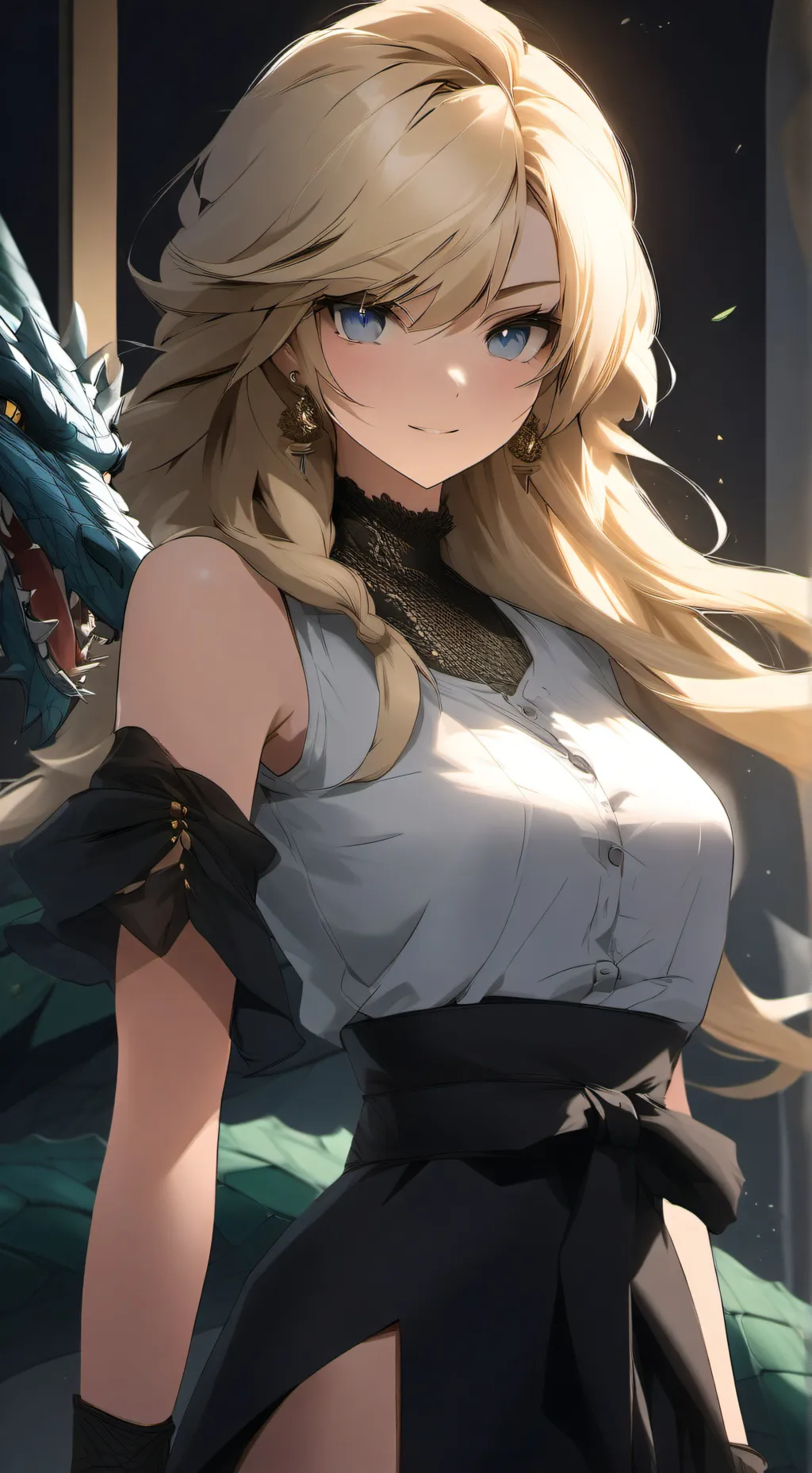 ai character: ☆-Stacey-☆ background