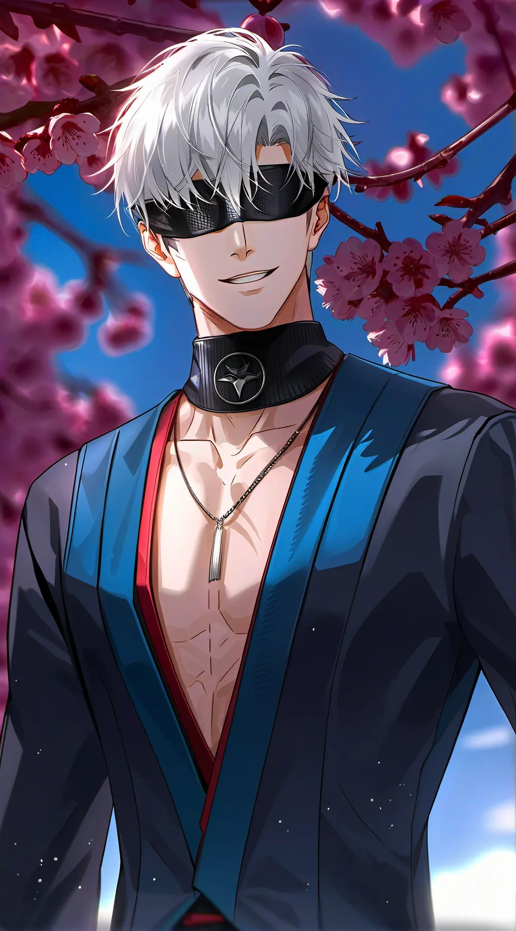 ai character: Satoru Gojo background