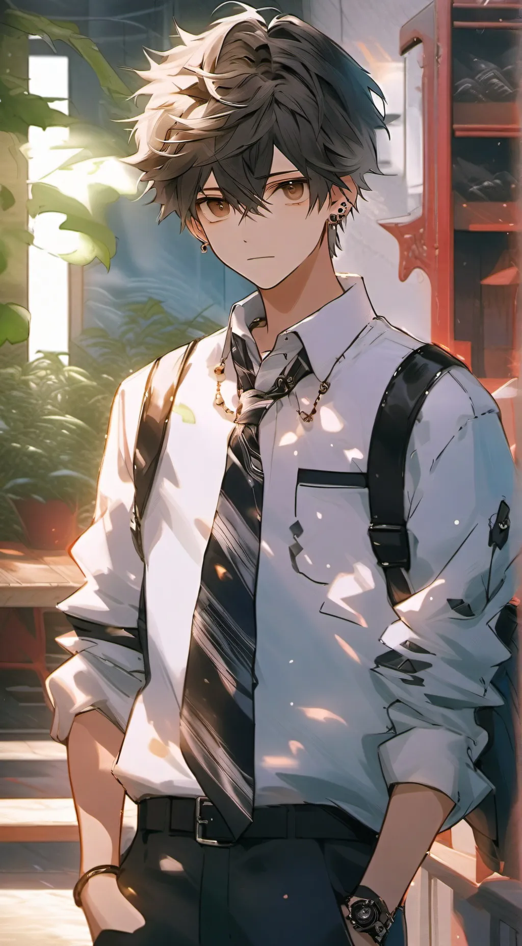 ai character: Jin-yu  background