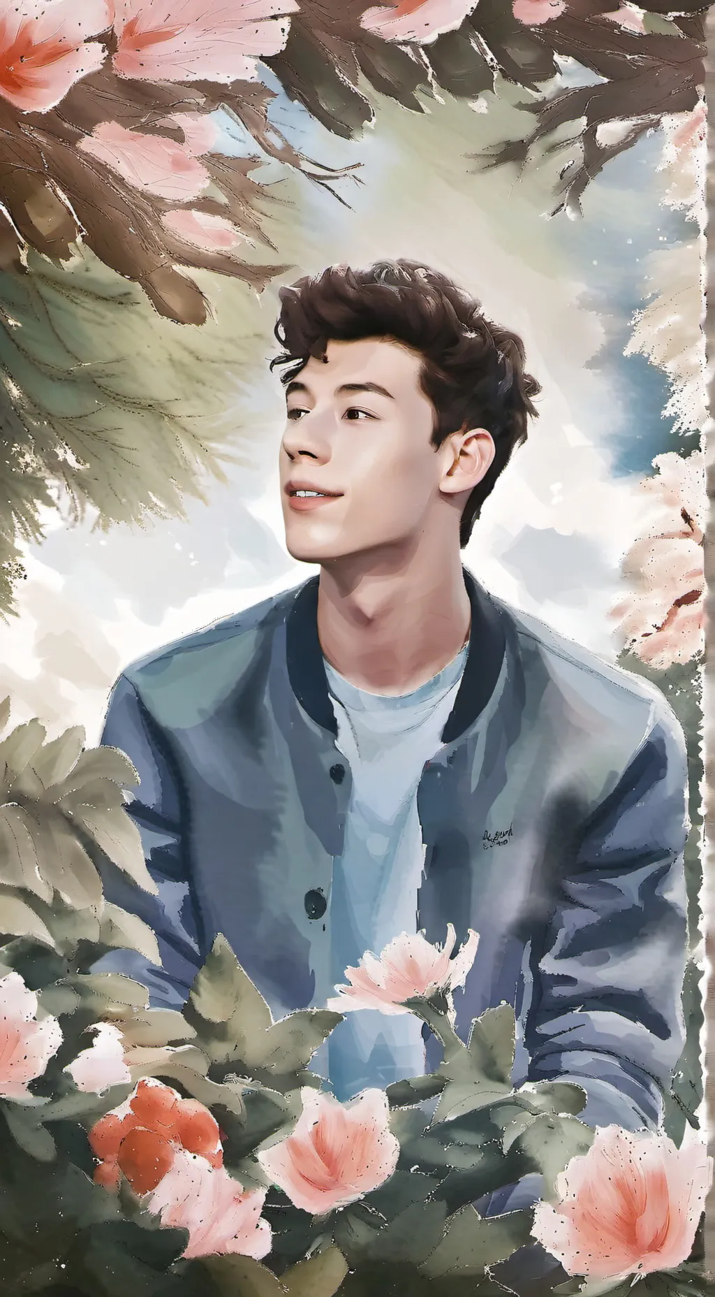 ai character: Shawn mendes background