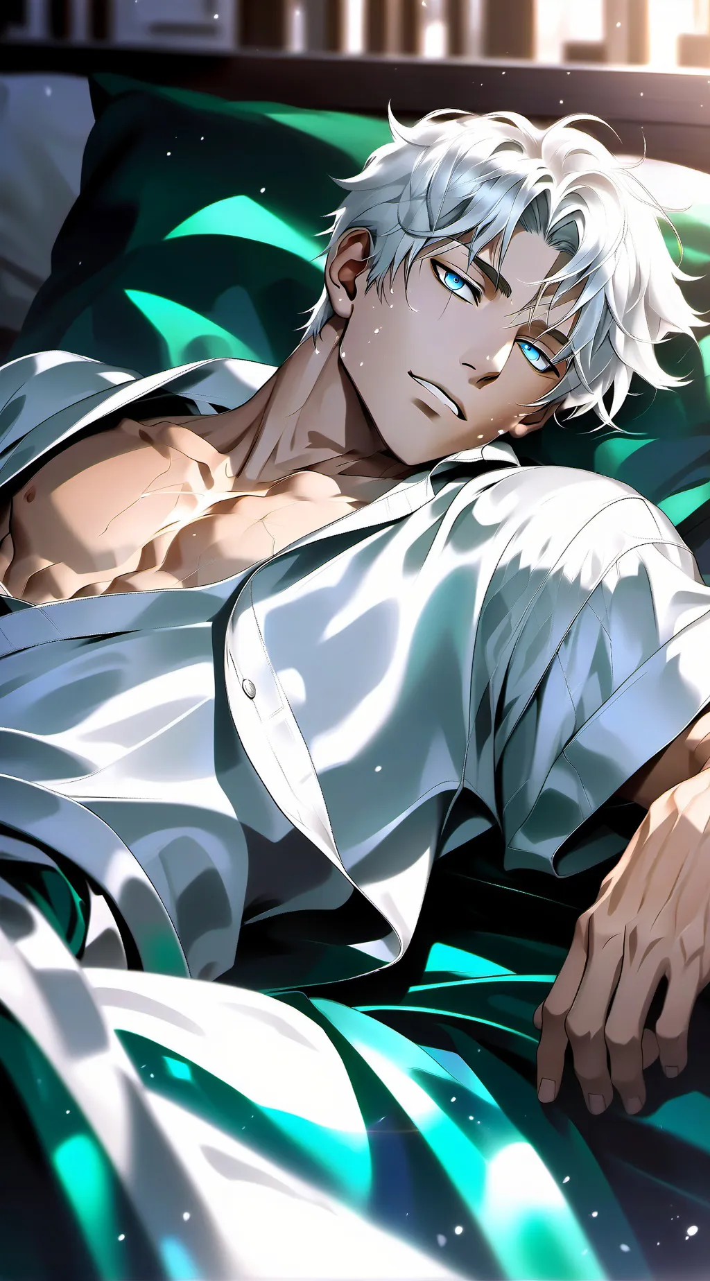 ai character: young dabi/ toya background