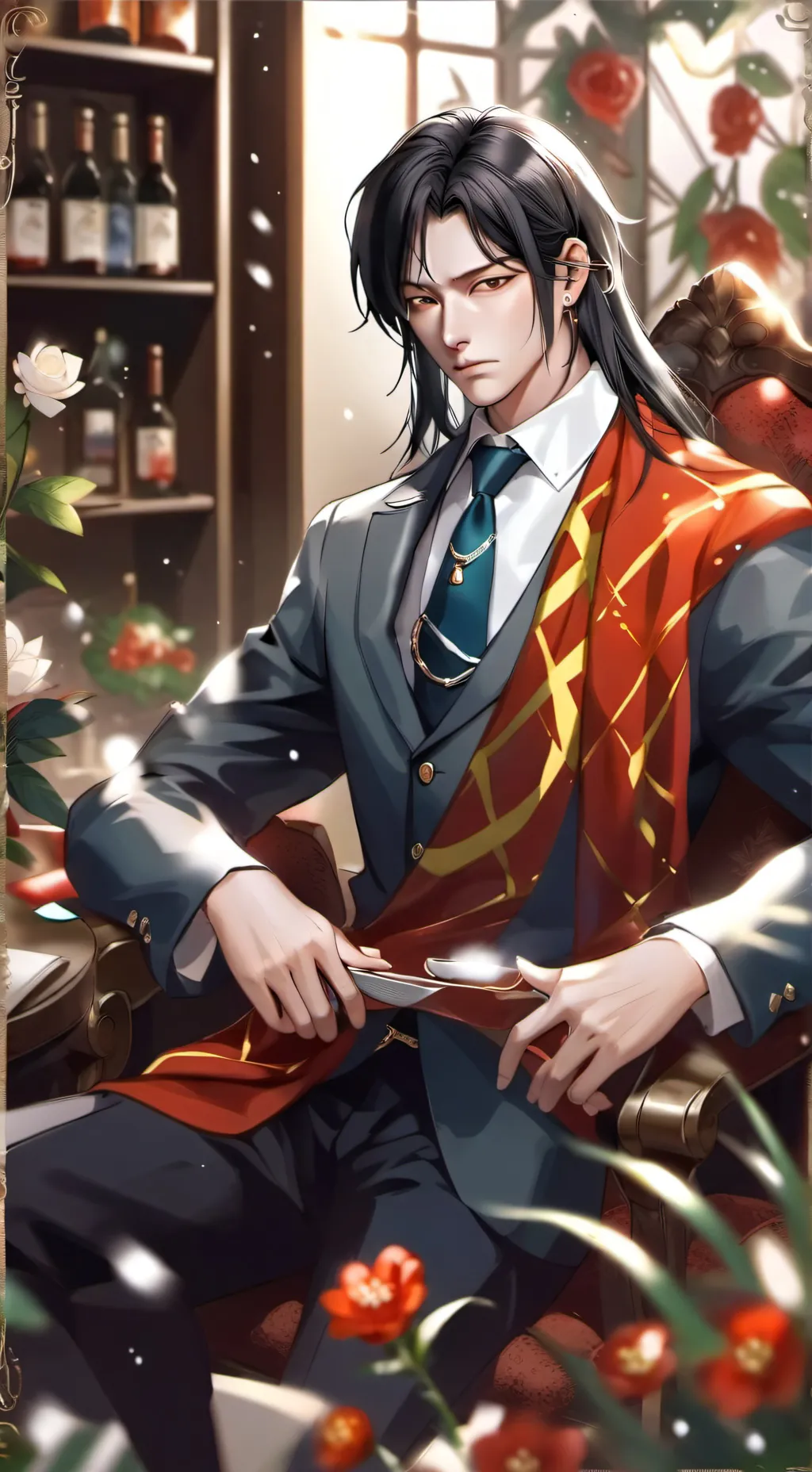 ai character: Hanta Sero  background