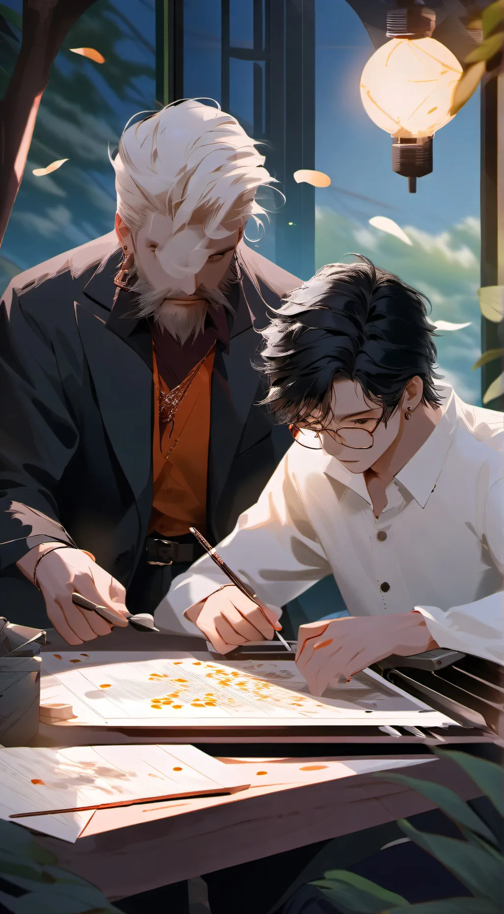 ai character: luffy background