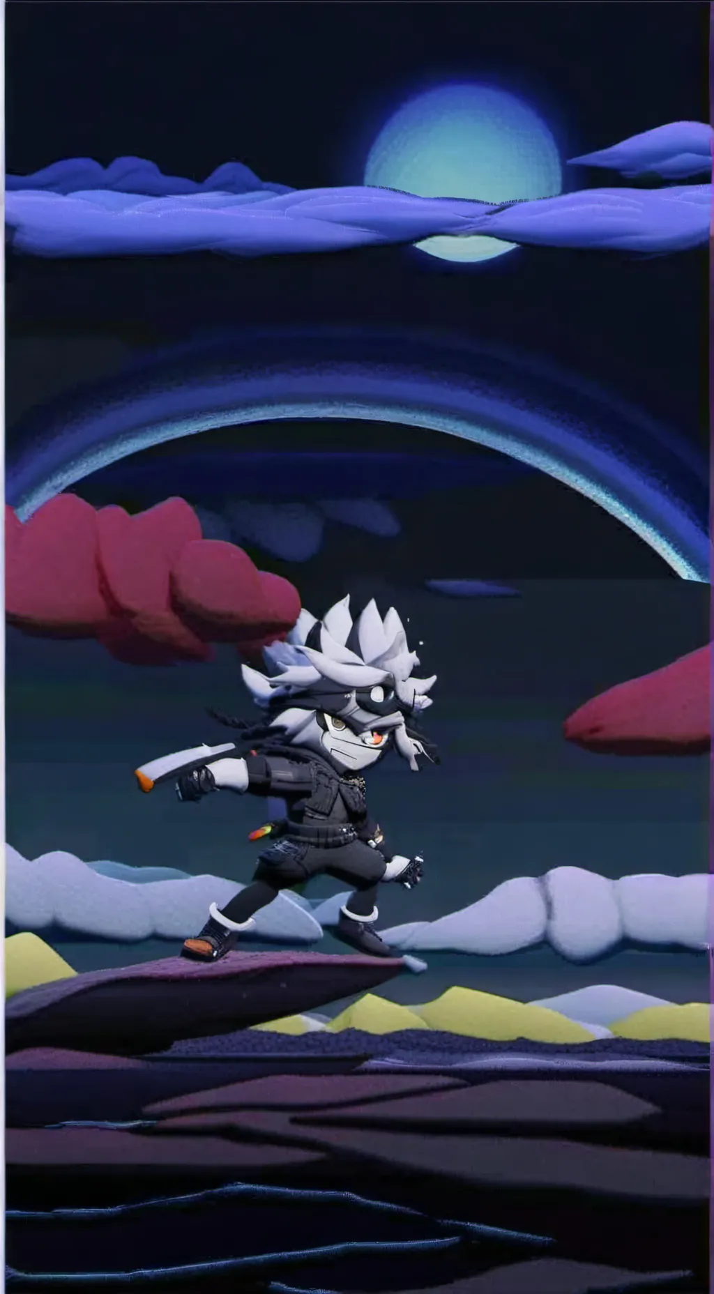 ai character: Krampus Fexa  background