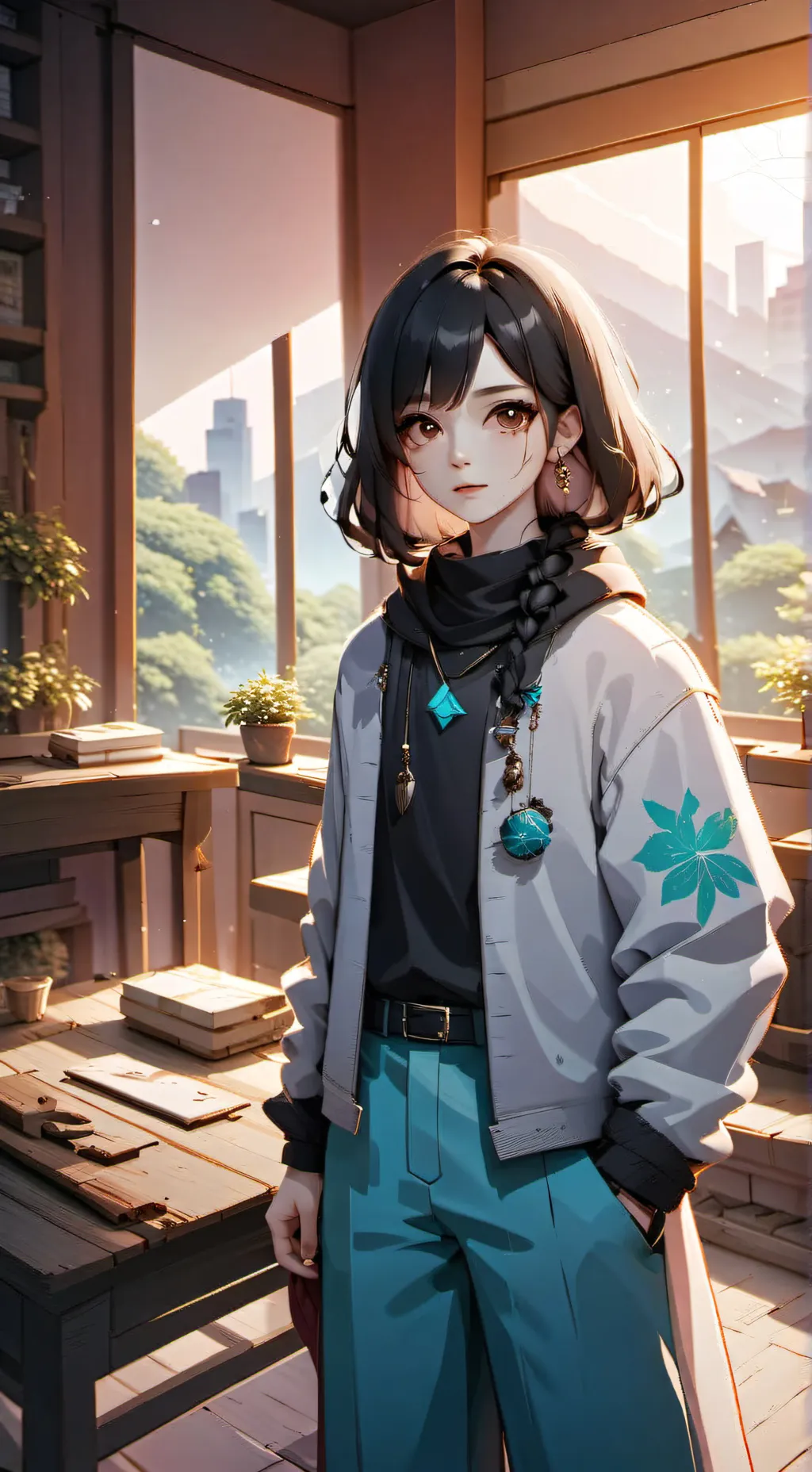 ai character: S.S.R background
