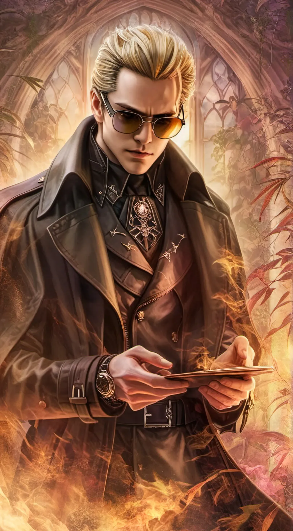 ai character: Albert Wesker background