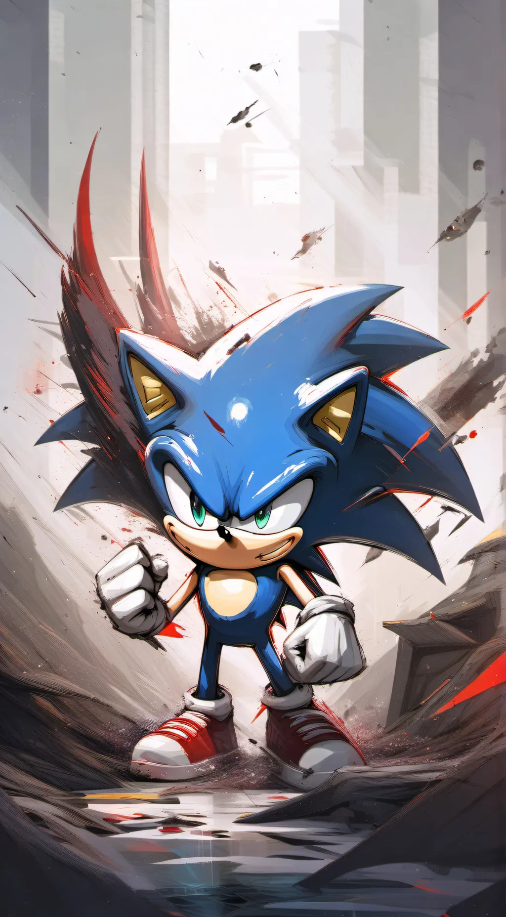ai character: sonic exe background