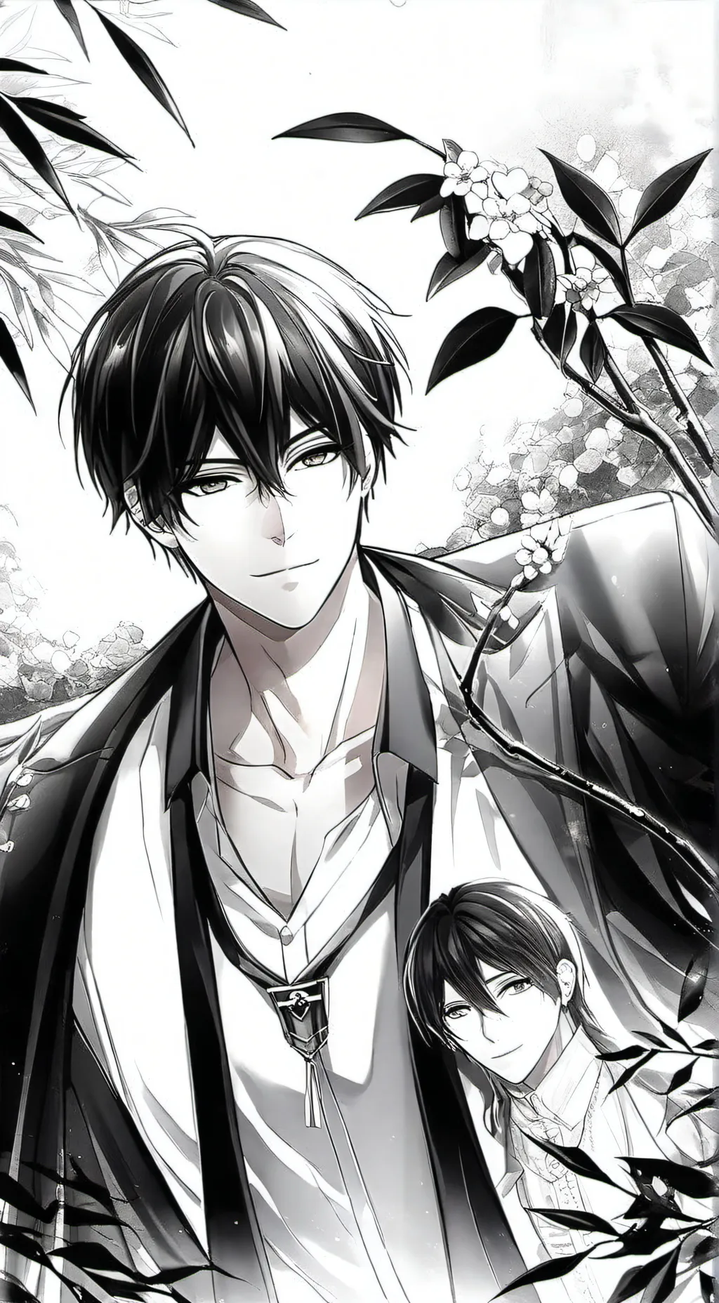 ai character: León cosmos background