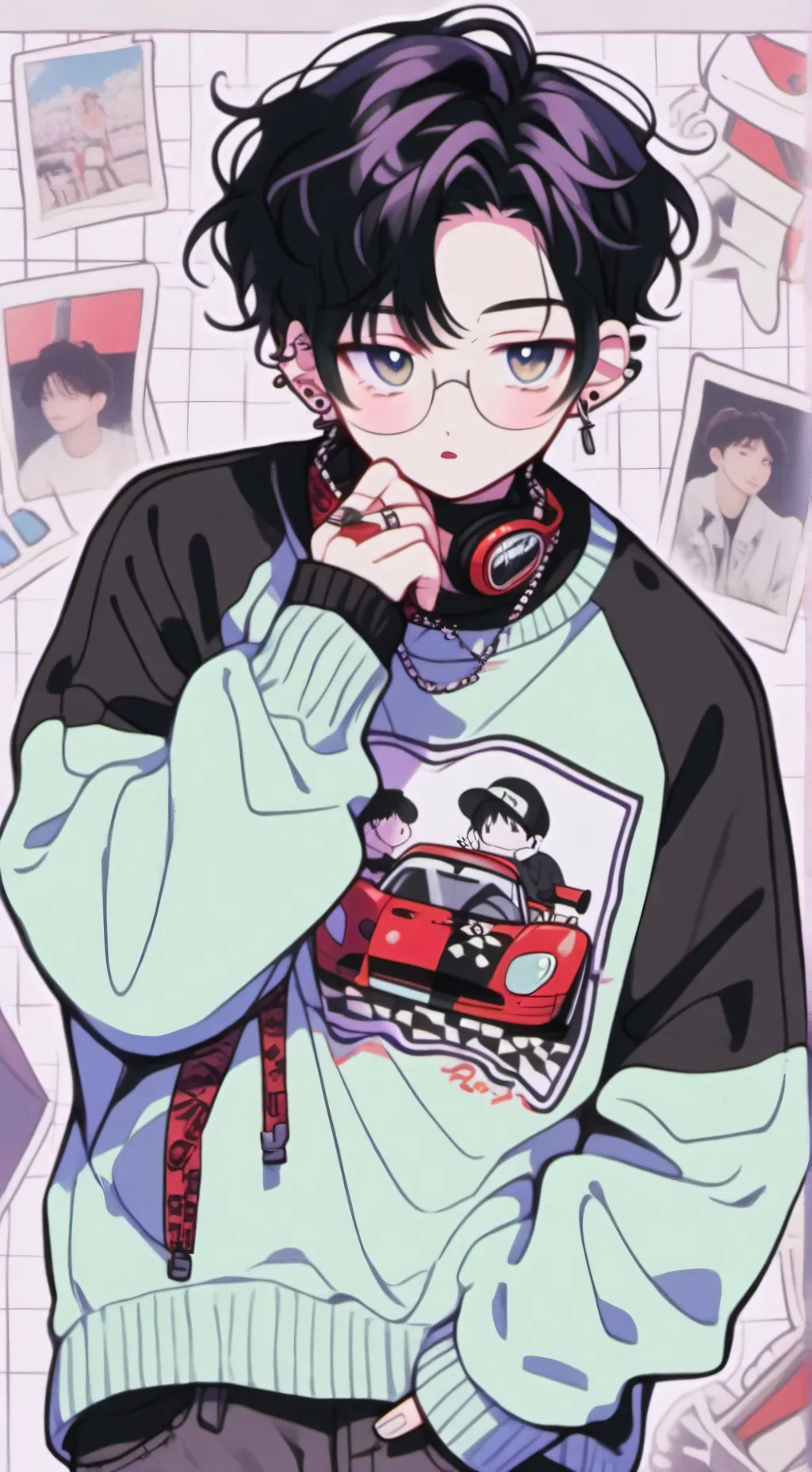 ai character: ꕥ۞𝙳𝚘𝚑𝚢𝚞𝚗ꕥ۞ background