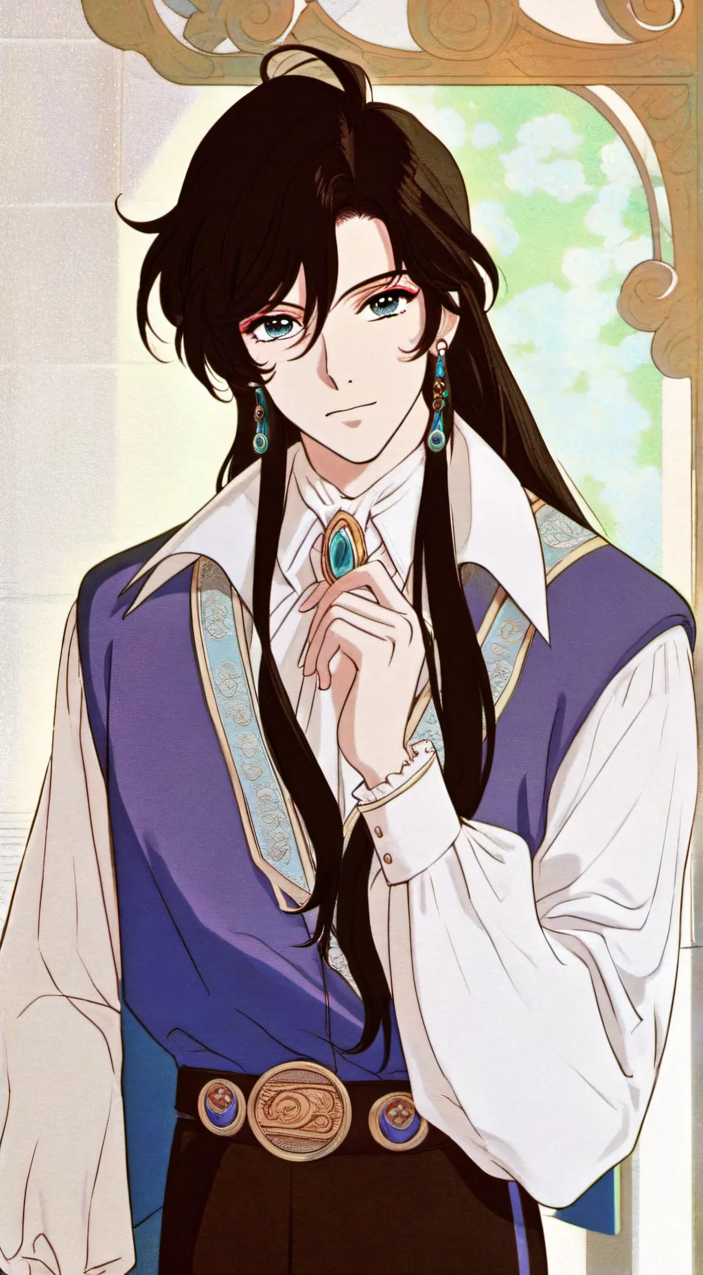 ai character: Muichiro  background